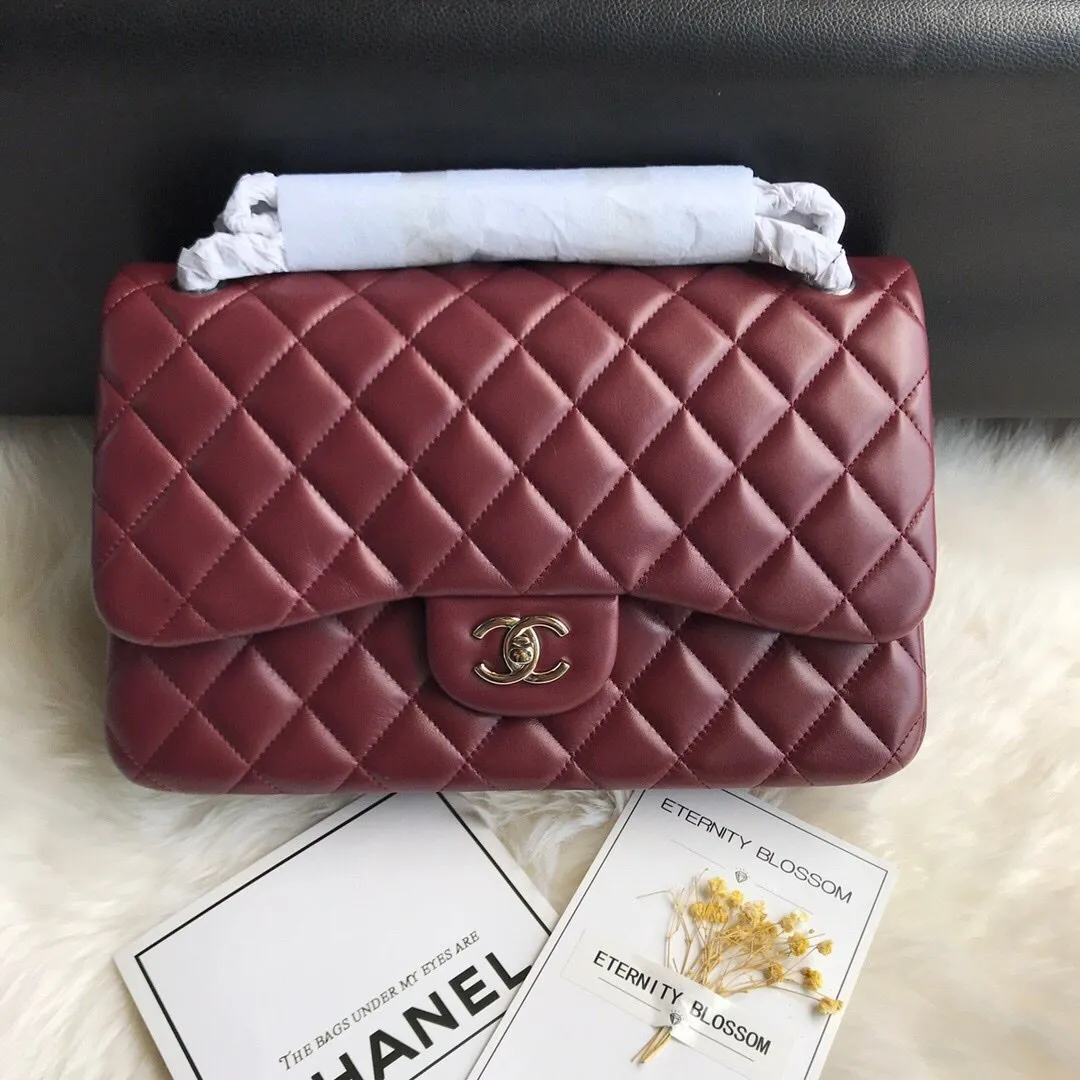 CC Flap Bag X Lambskin Jumbo