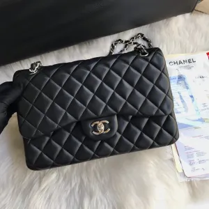 CC Flap Bag X Lambskin Jumbo