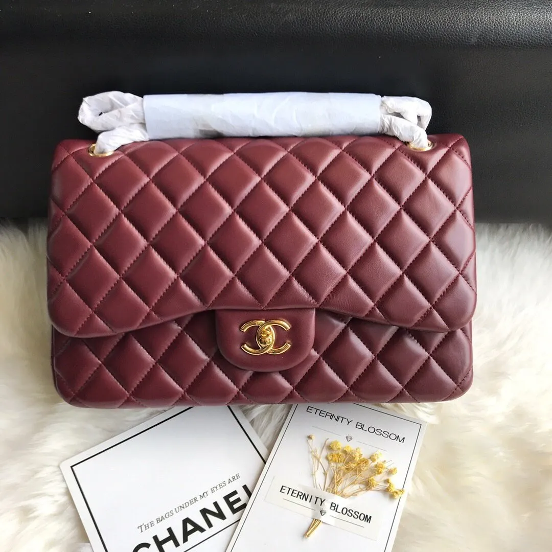 CC Flap Bag X Lambskin Jumbo