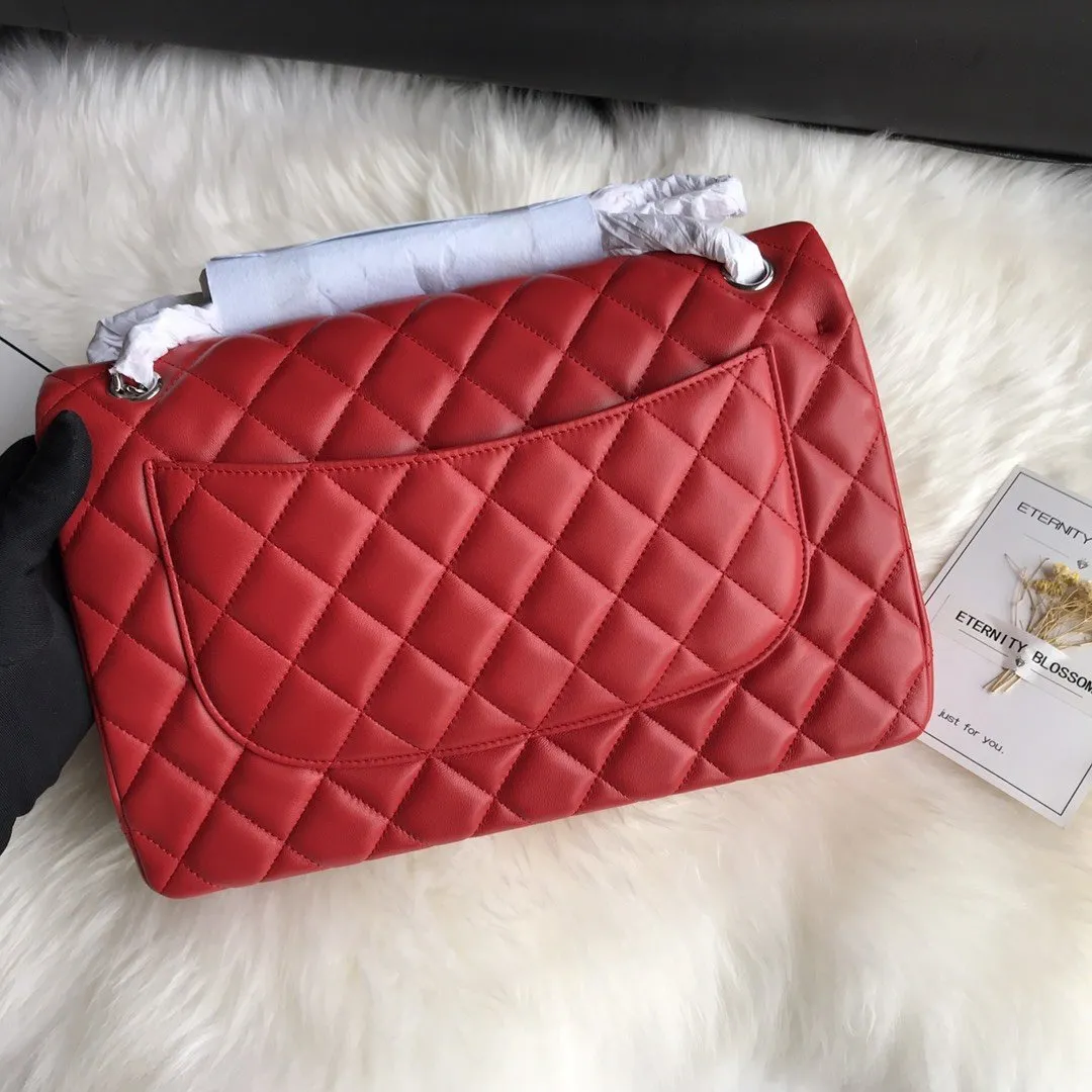 CC Flap Bag X Lambskin Jumbo
