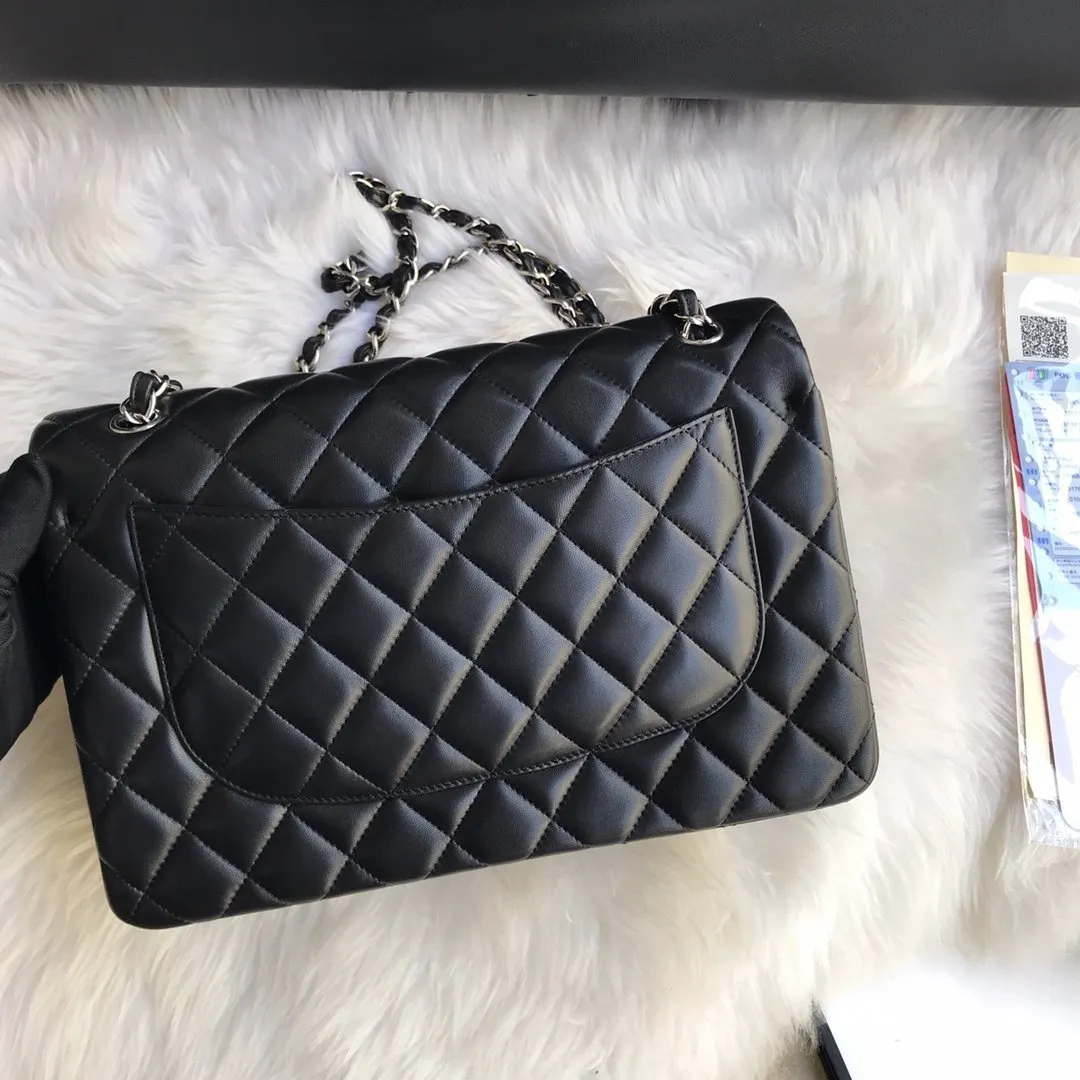 CC Flap Bag X Lambskin Jumbo