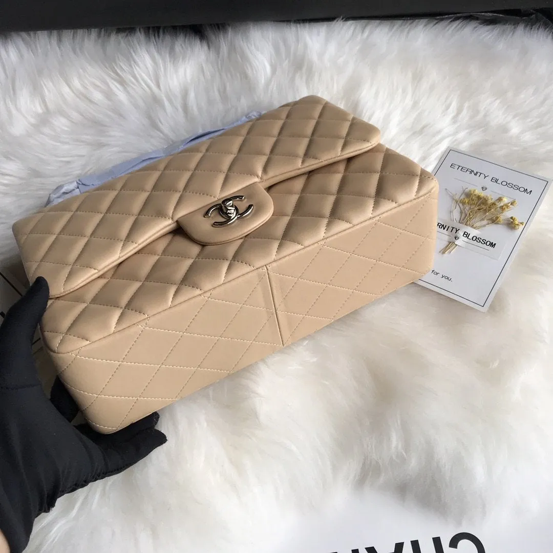 CC Flap Bag X Lambskin Jumbo