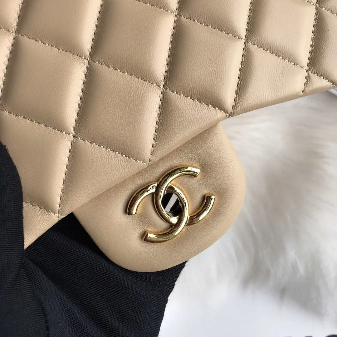 CC Flap Bag X Lambskin Jumbo