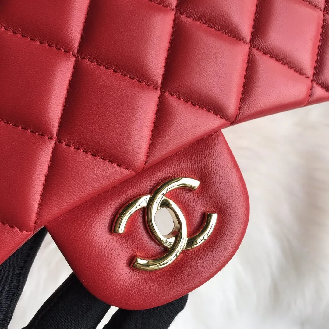 CC Flap Bag X Lambskin Jumbo