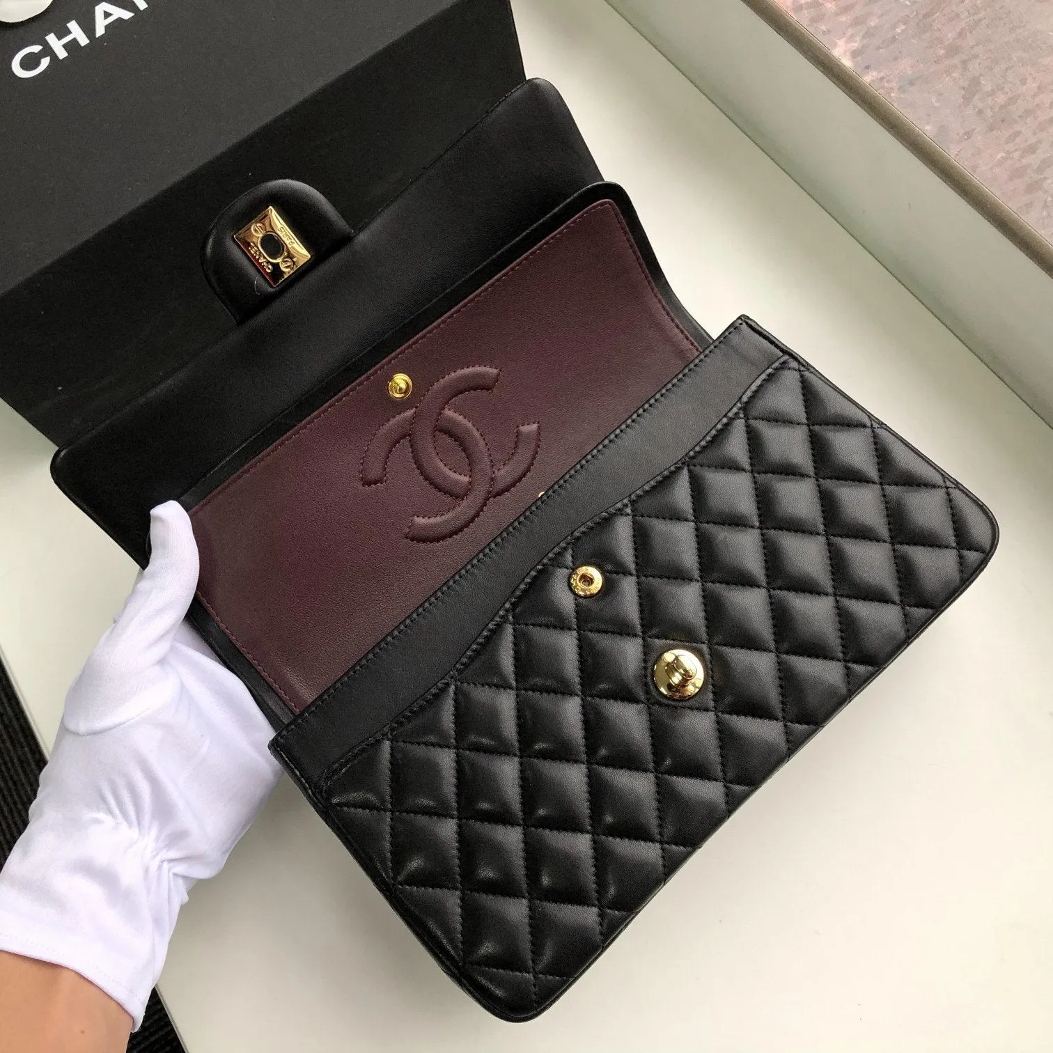 CC Flap Bag X Lambskin Medium