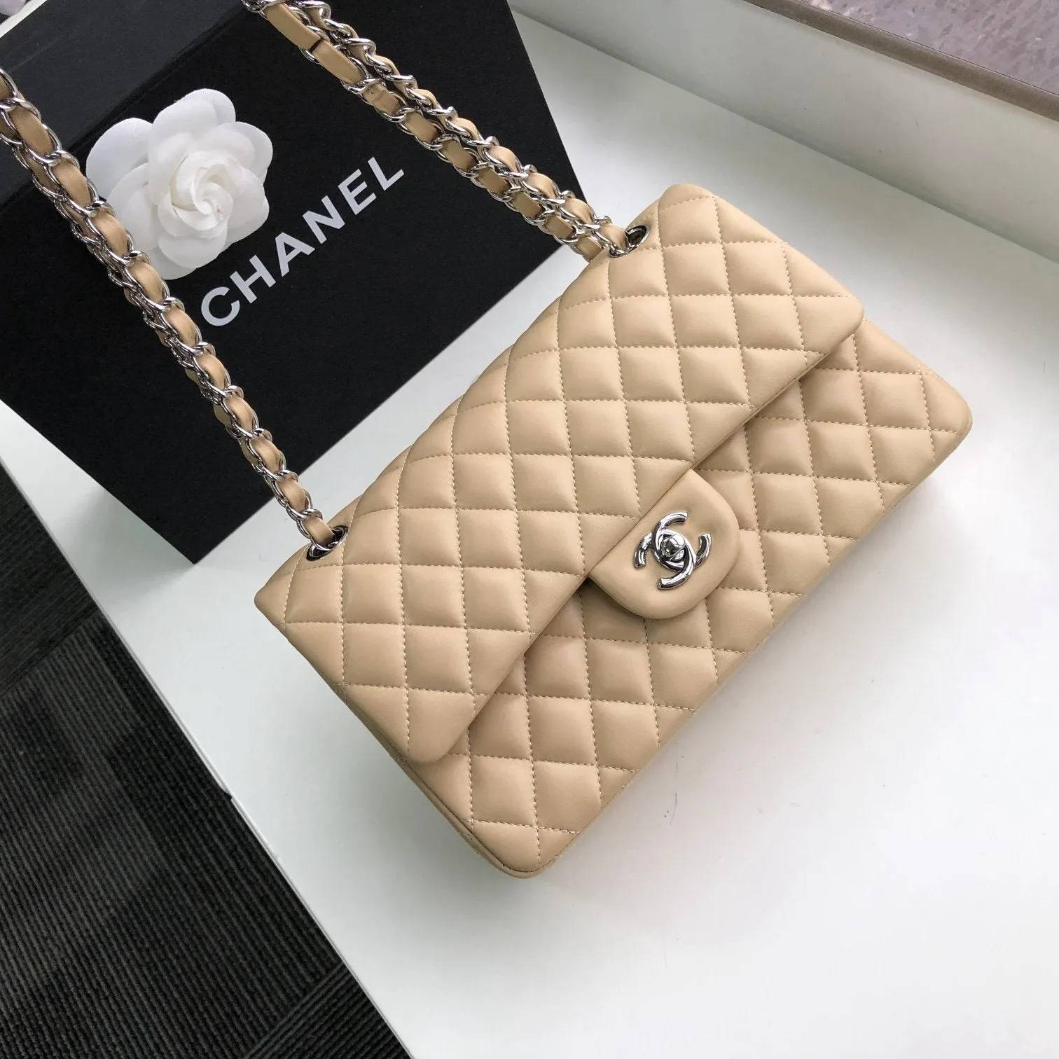 CC Flap Bag X Lambskin Medium