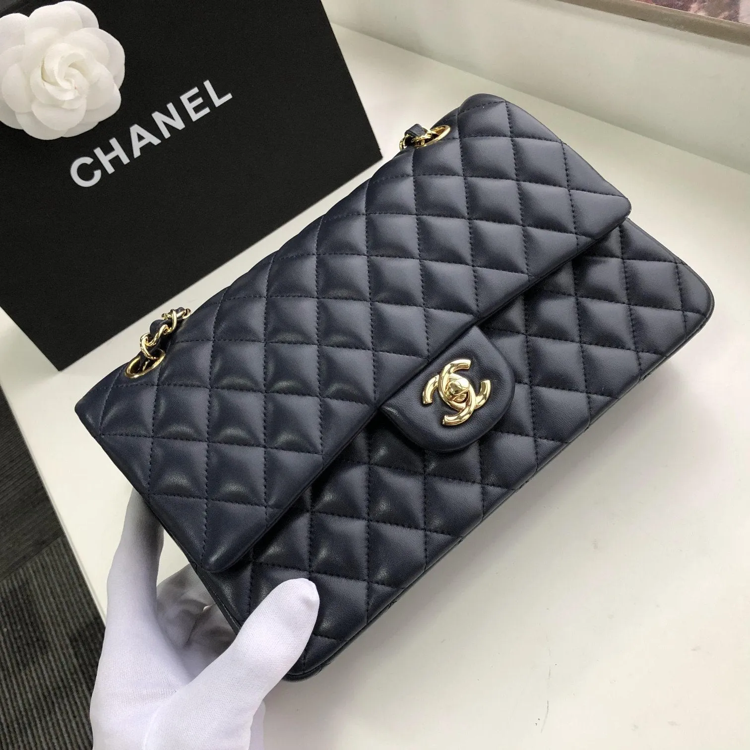 CC Flap Bag X Lambskin Medium