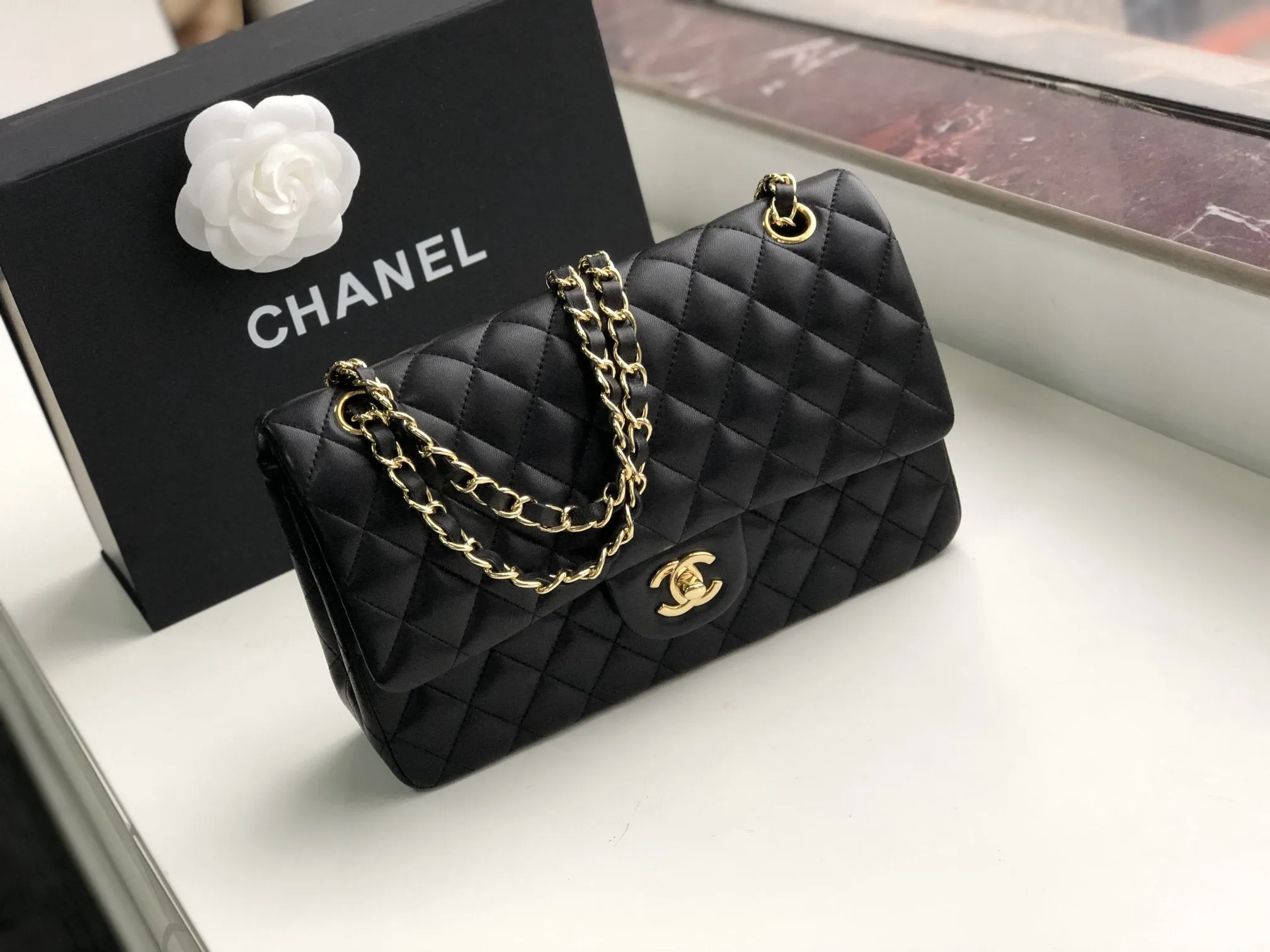 CC Flap Bag X Lambskin Medium