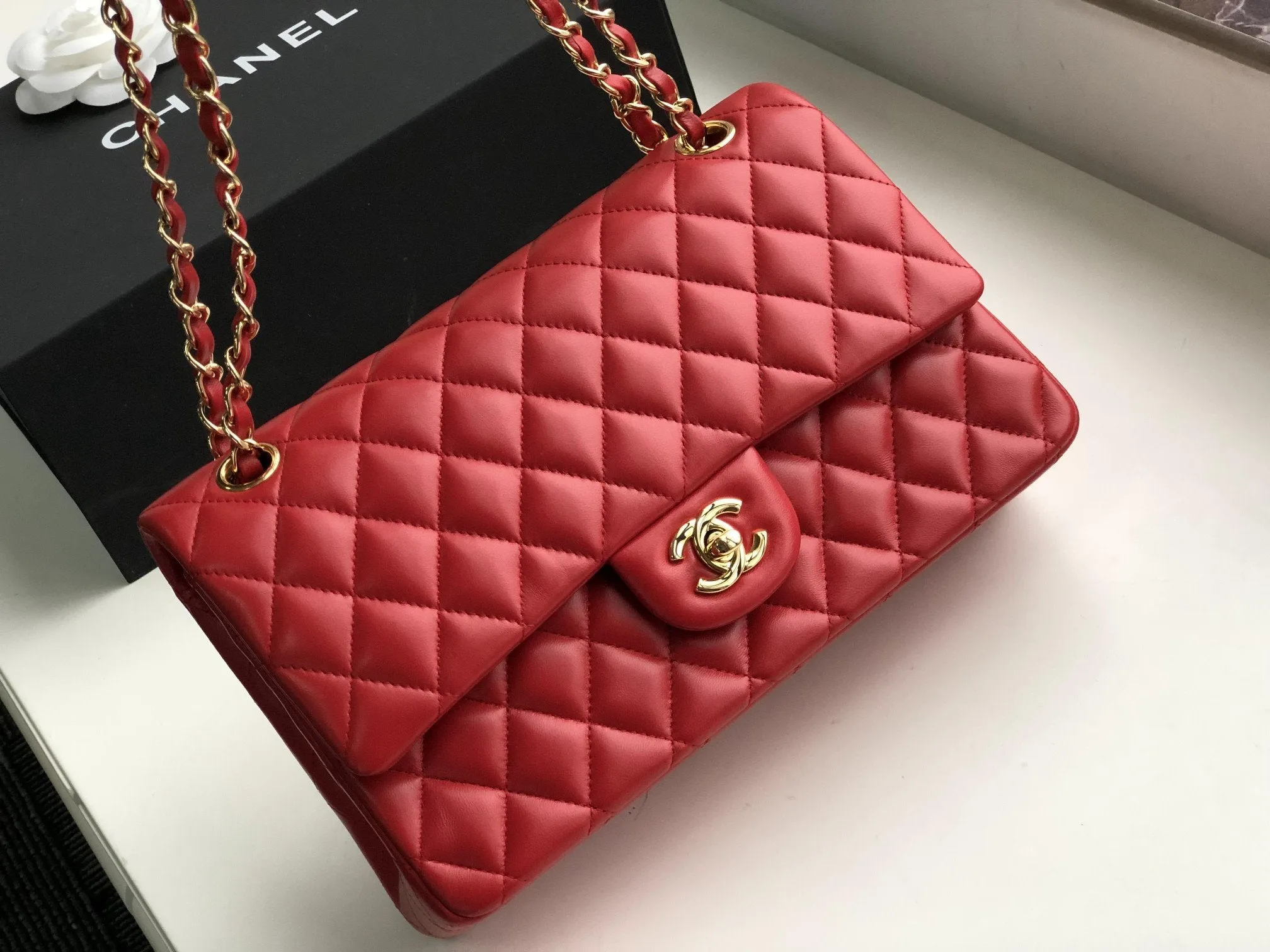 CC Flap Bag X Lambskin Medium