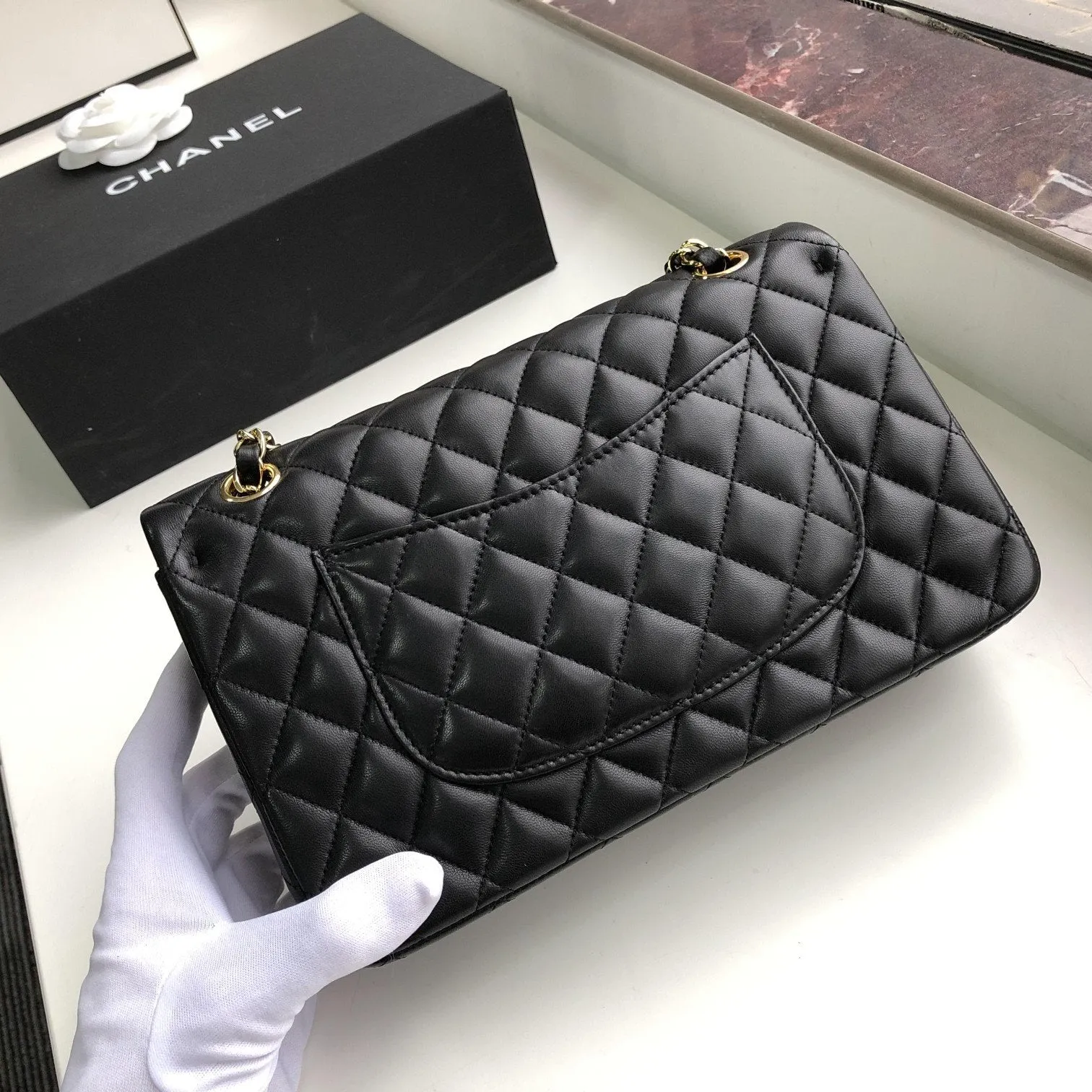 CC Flap Bag X Lambskin Medium