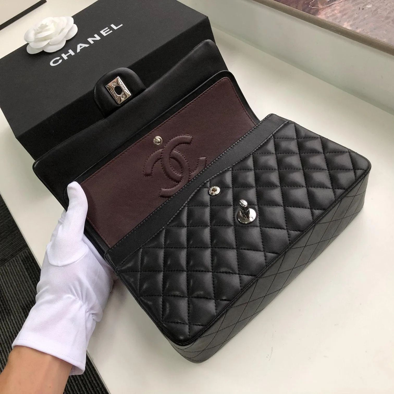 CC Flap Bag X Lambskin Medium