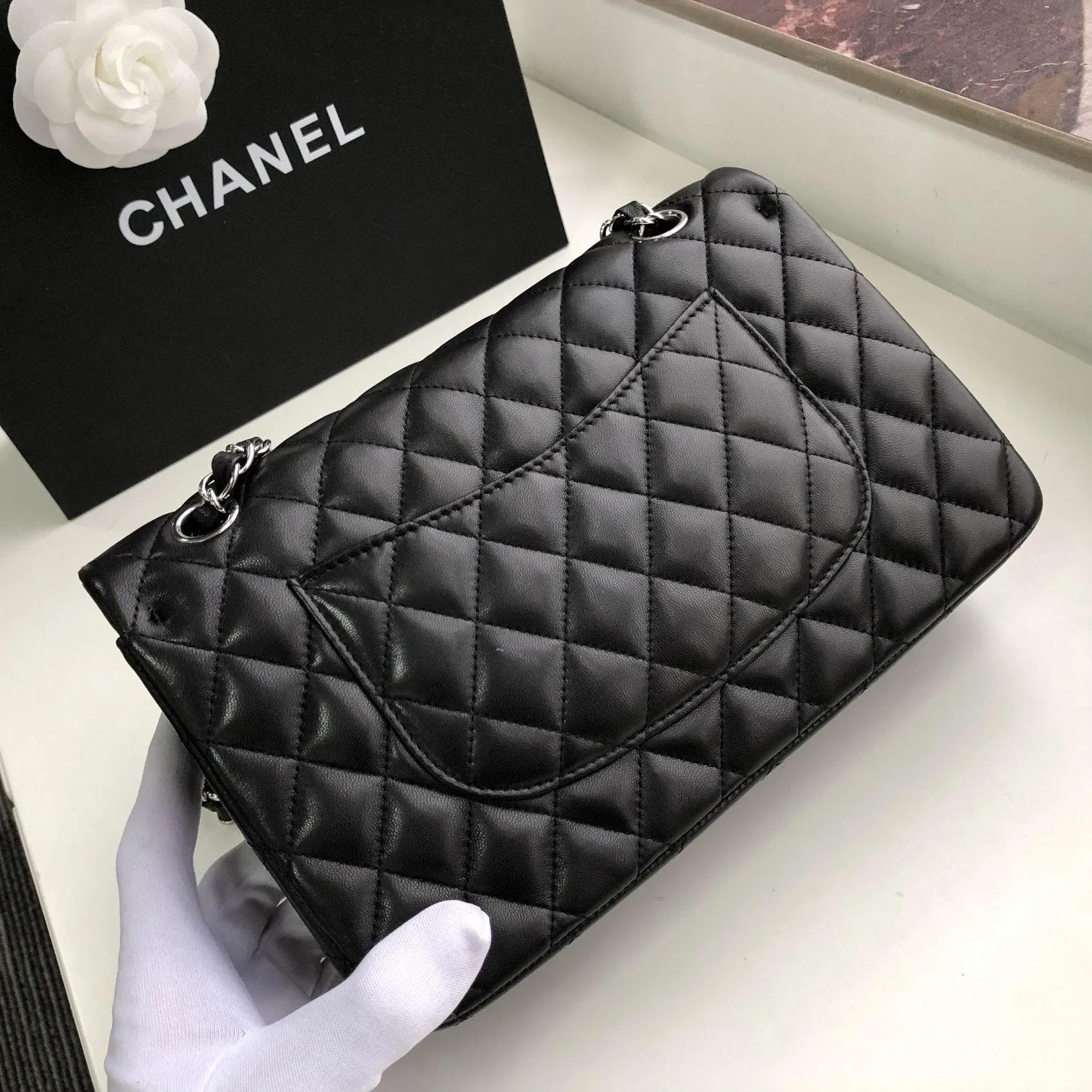 CC Flap Bag X Lambskin Medium
