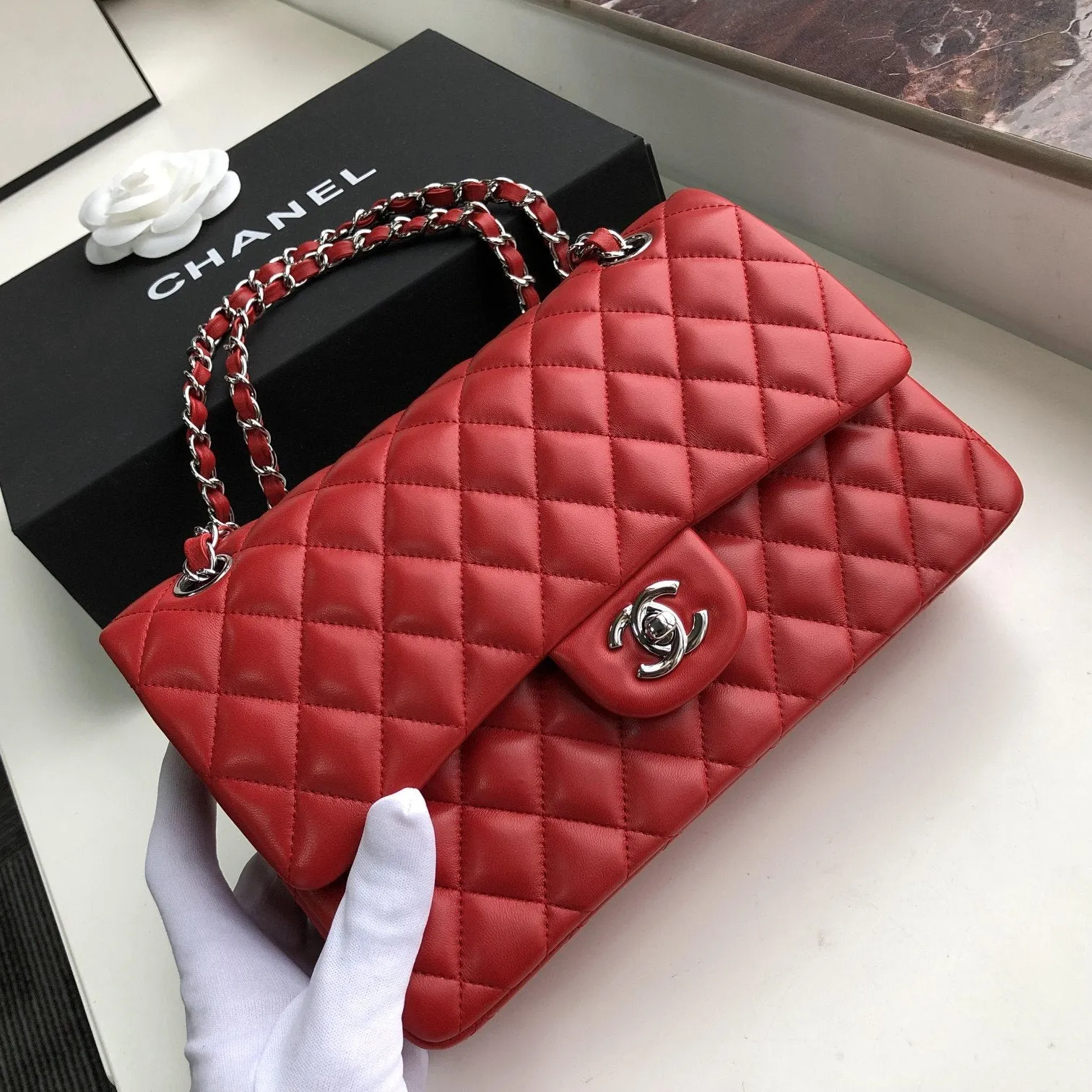 CC Flap Bag X Lambskin Medium