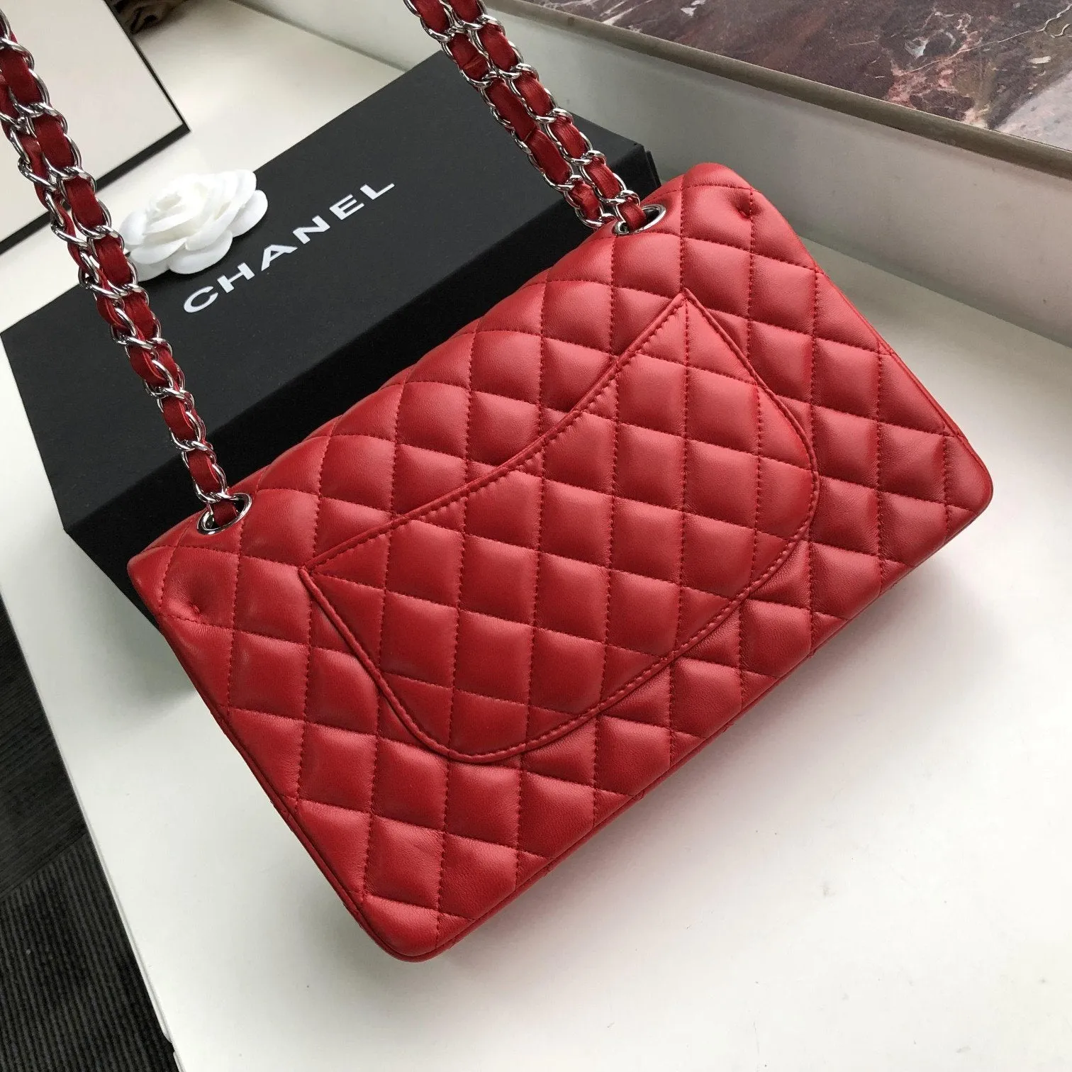 CC Flap Bag X Lambskin Medium