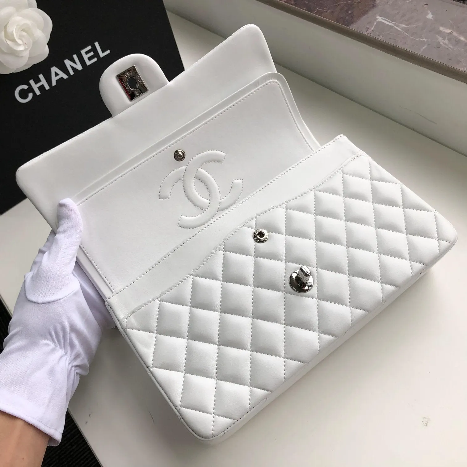 CC Flap Bag X Lambskin Medium