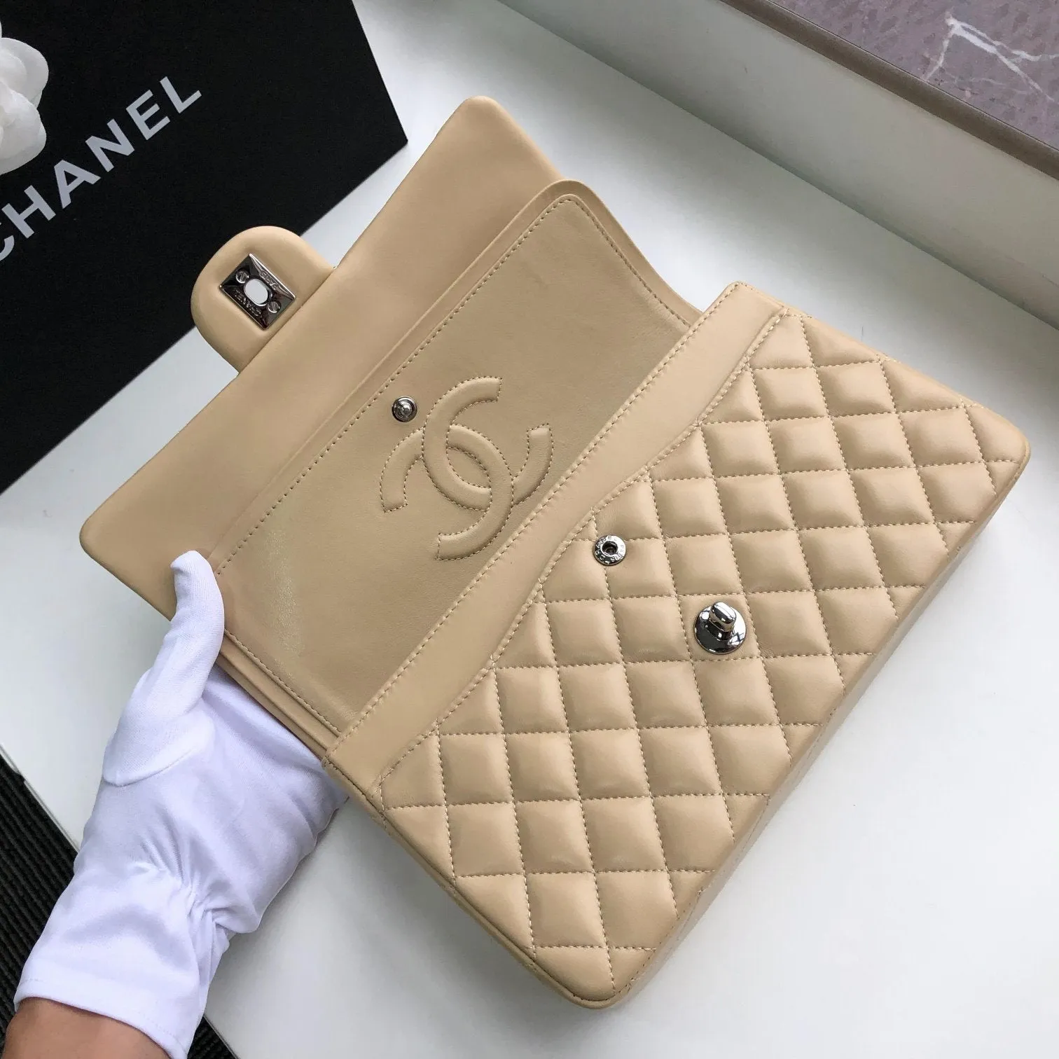 CC Flap Bag X Lambskin Medium