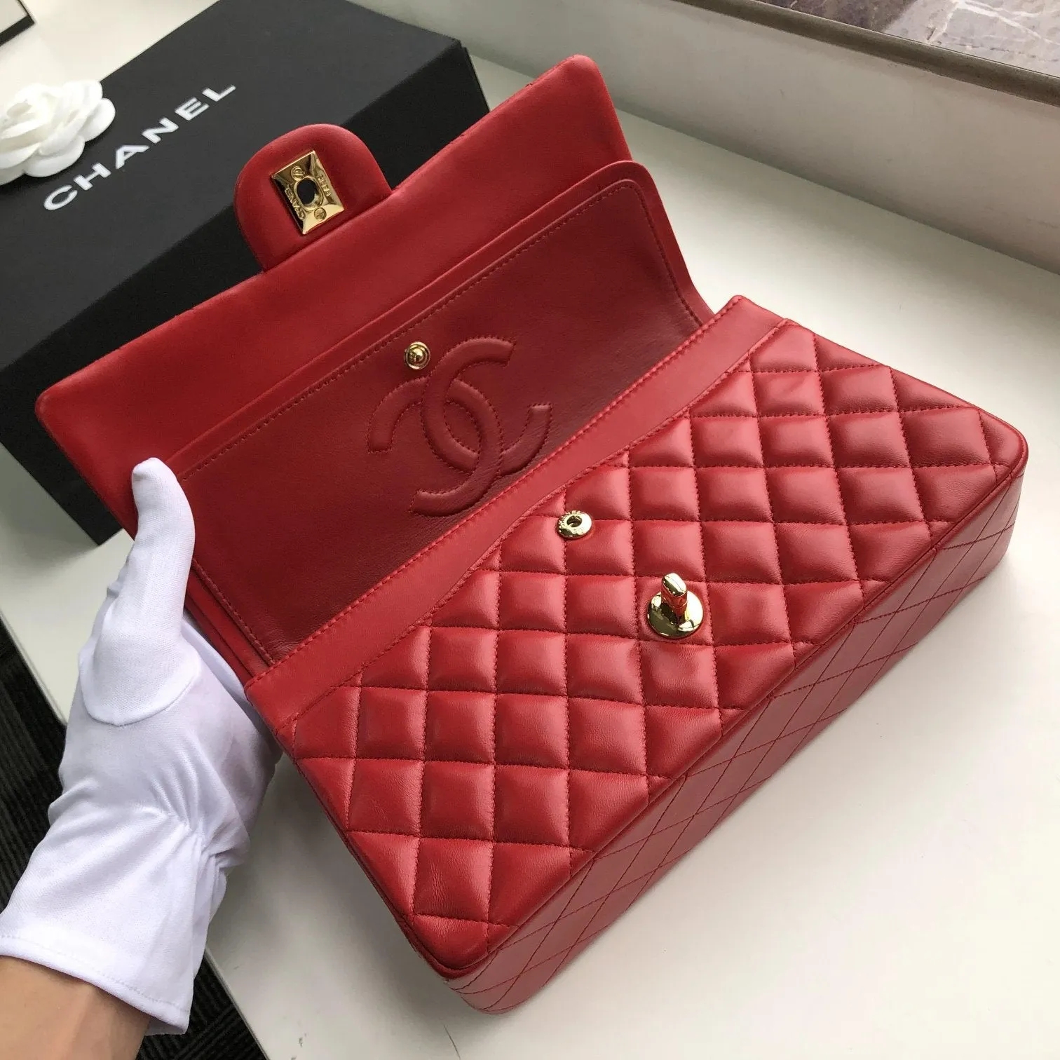CC Flap Bag X Lambskin Medium