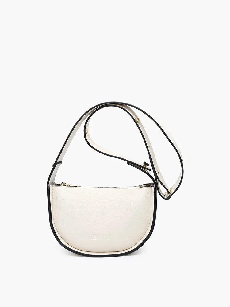Celine Crescent Shoulder Bag - Off White