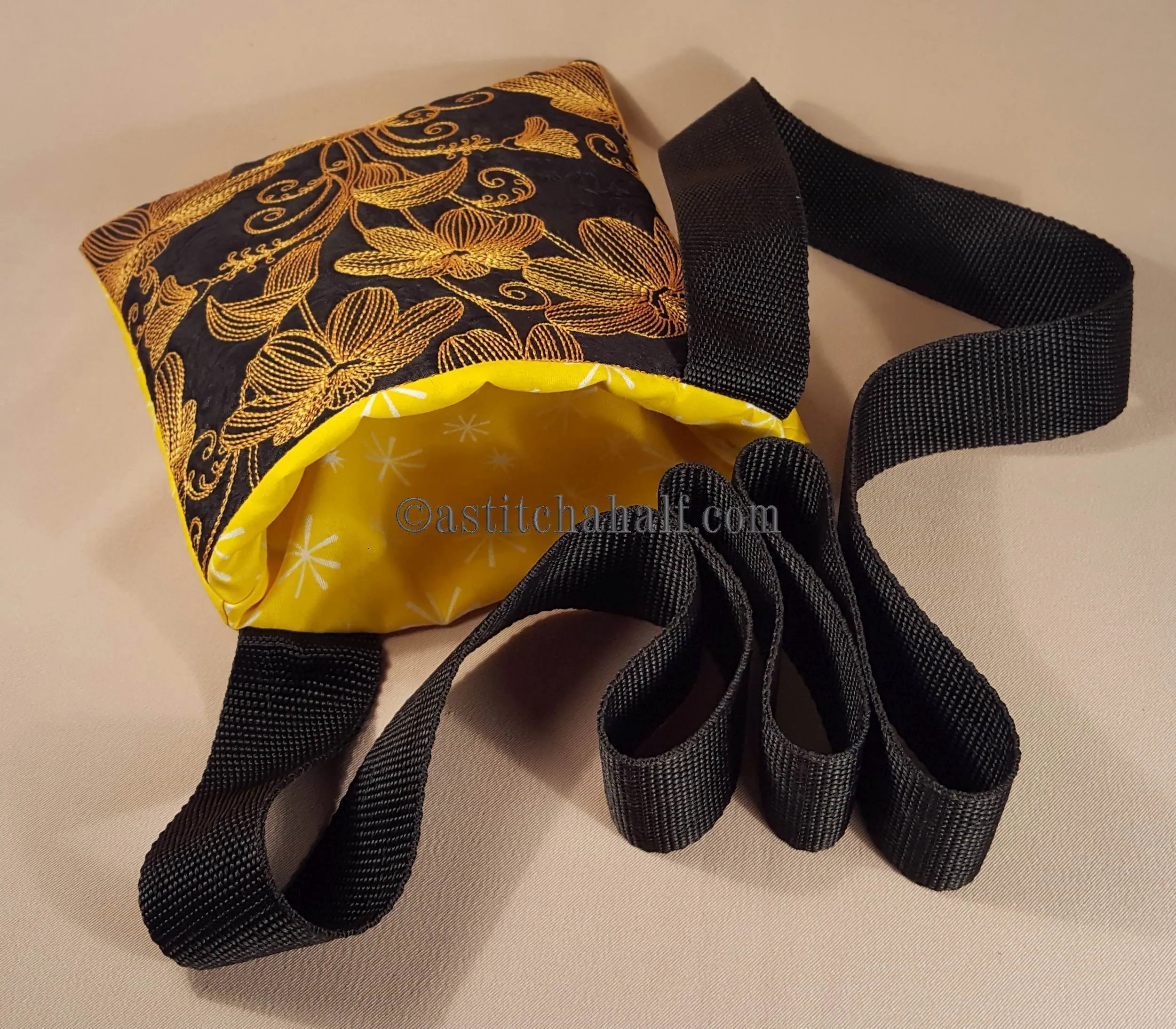 Chalk Board Spring Flowers Cross Body Bag