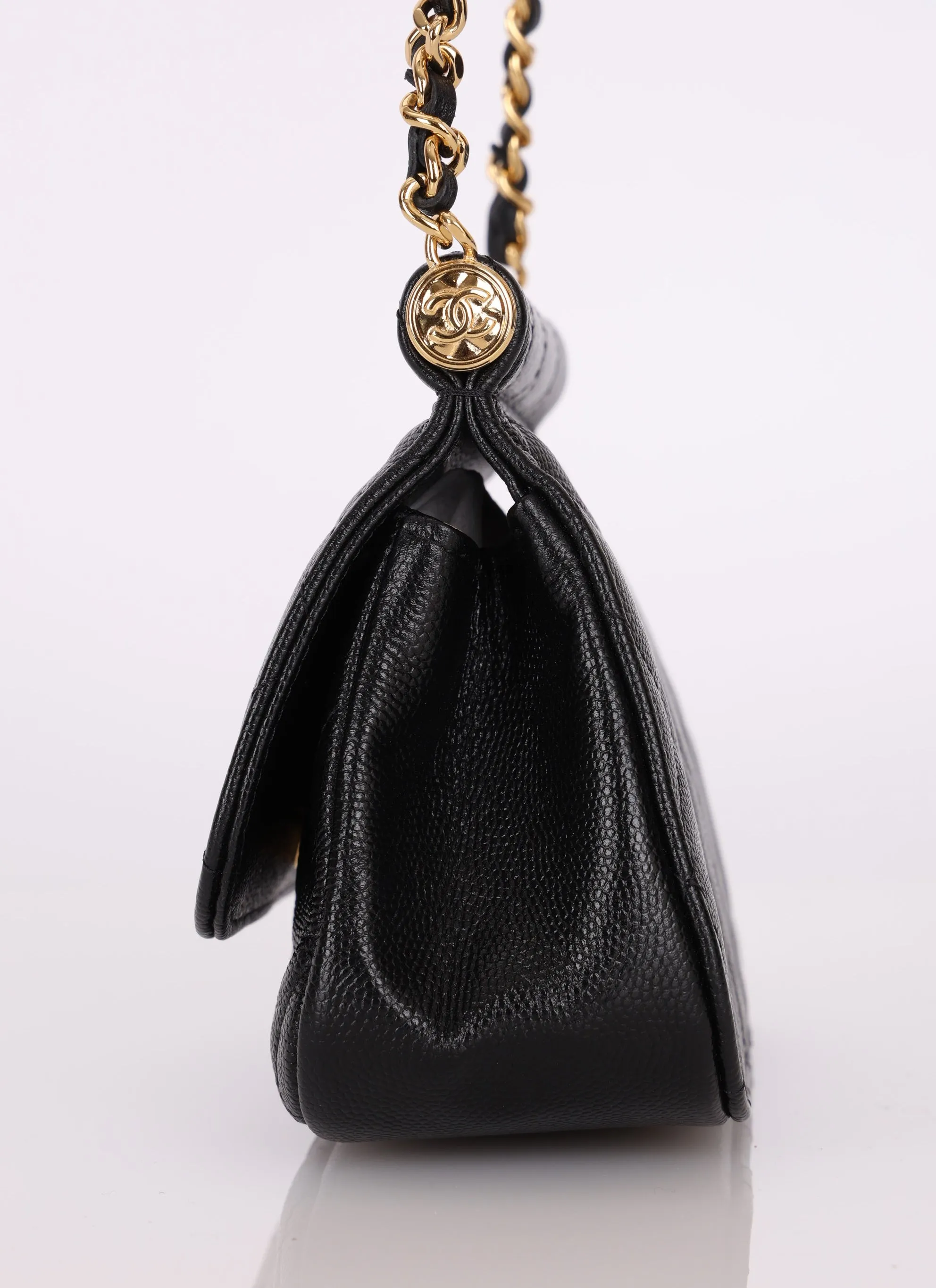 Chanel 22K Caviar Mini Crossbody Bag