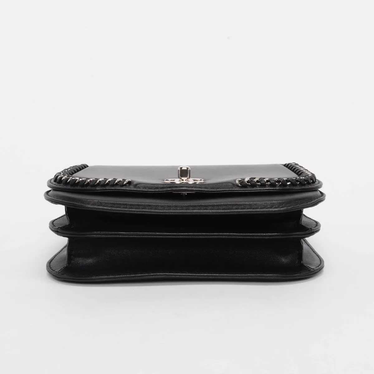 Chanel Black Lambskin Small Braided Chic Flap Bag