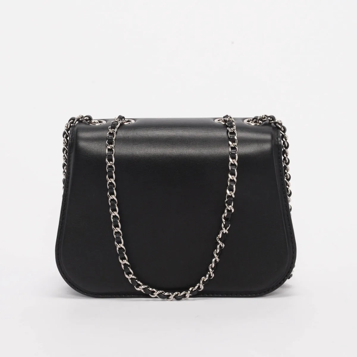Chanel Black Lambskin Small Braided Chic Flap Bag