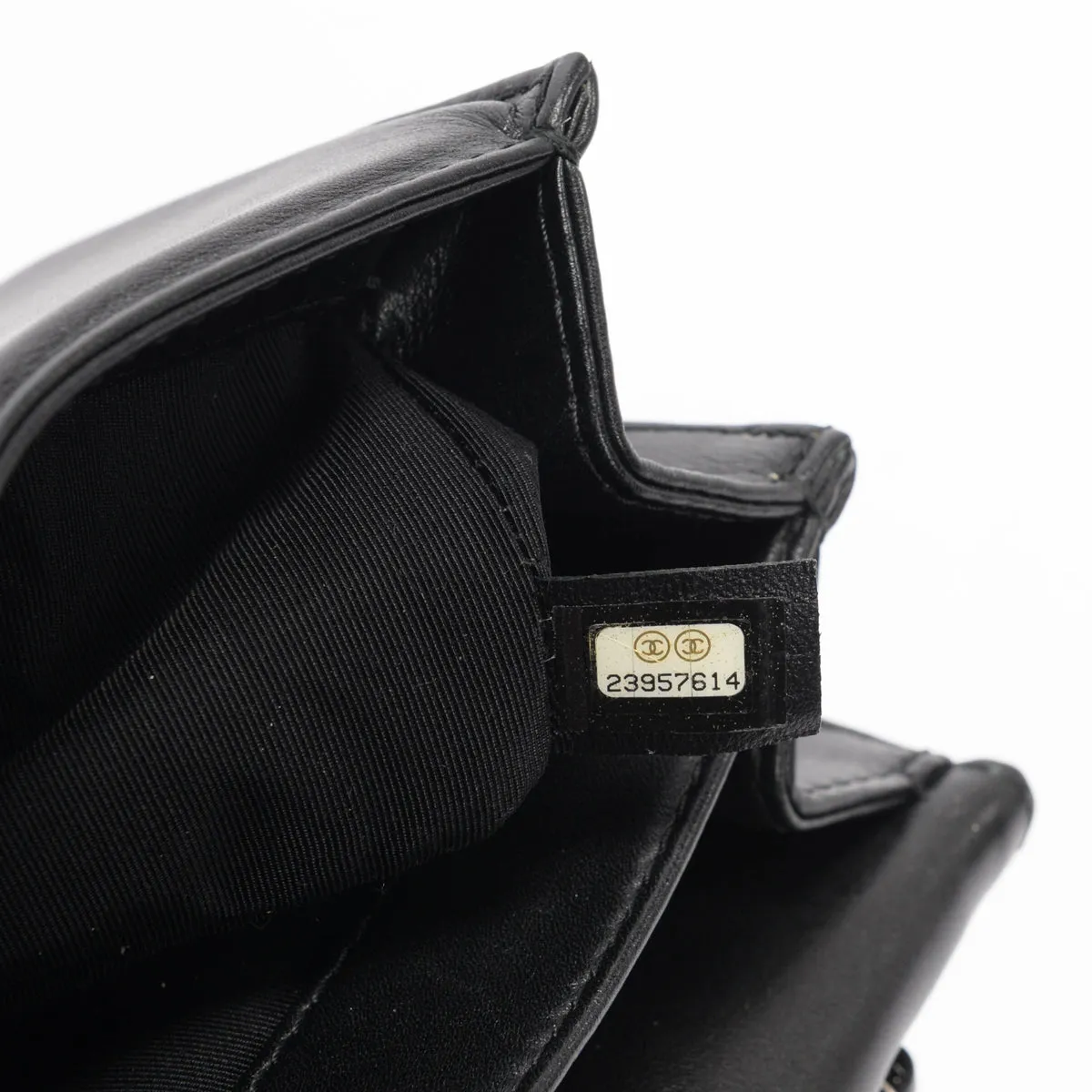 Chanel Black Lambskin Small Braided Chic Flap Bag