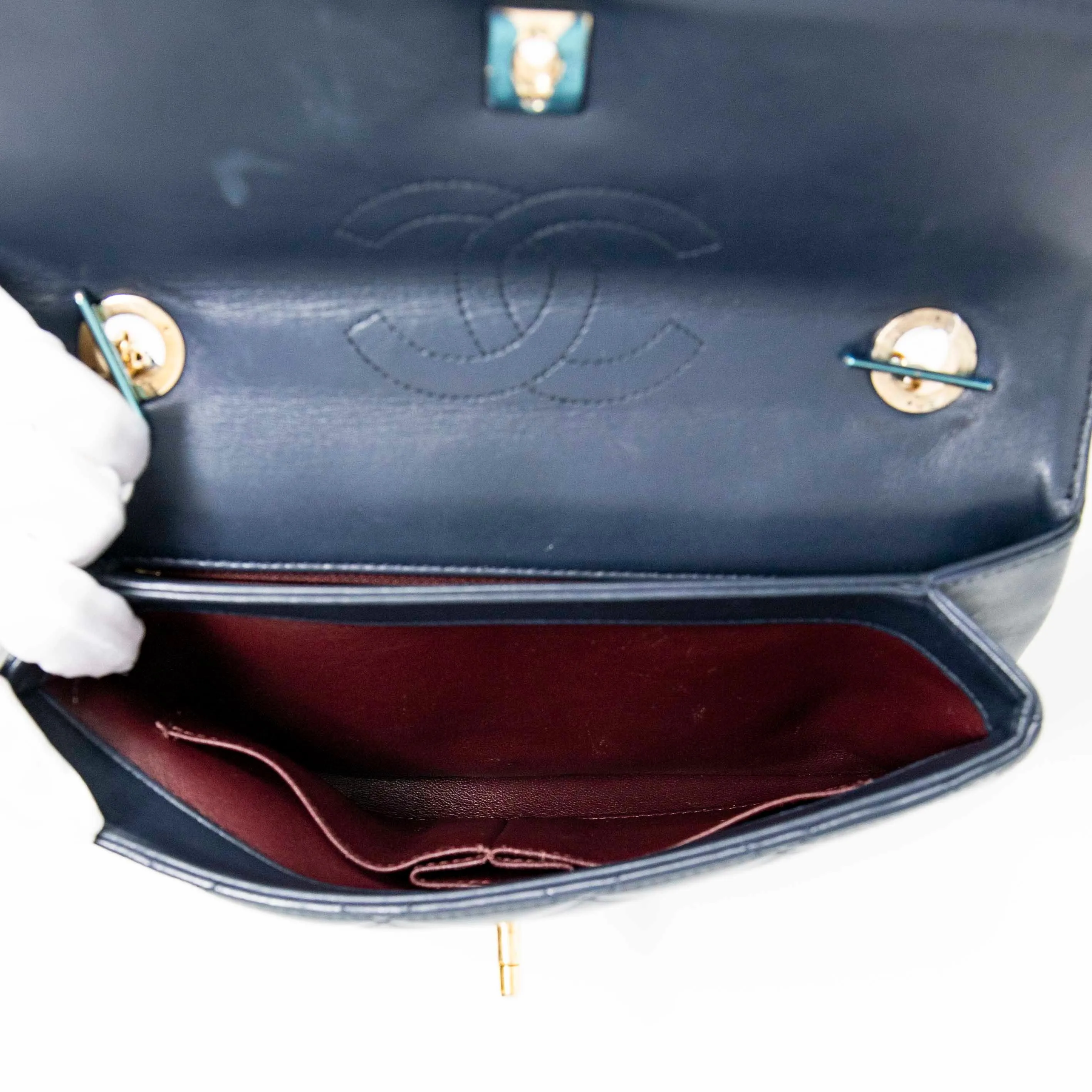 Chanel Blue Medium Trendy Flap