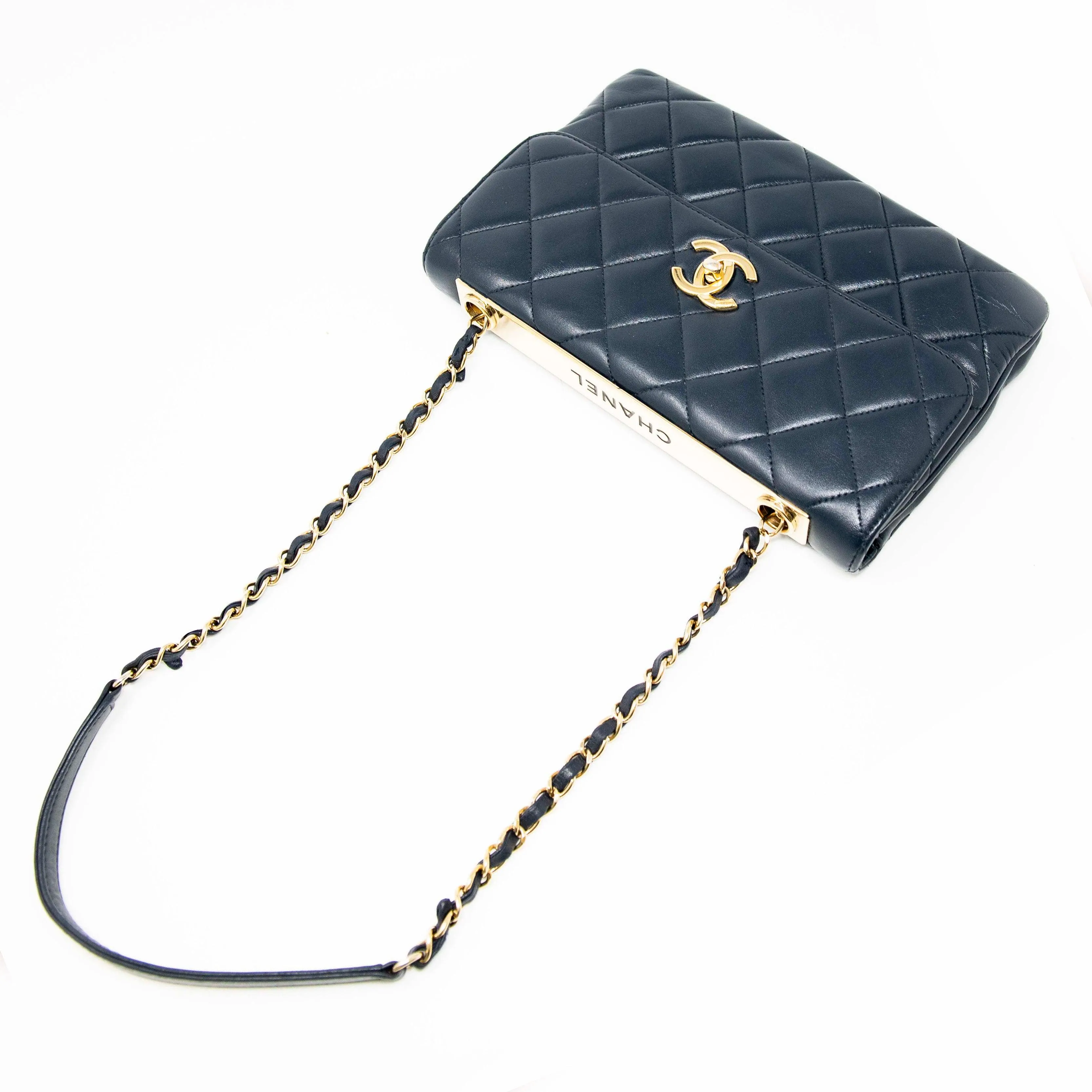 Chanel Blue Medium Trendy Flap