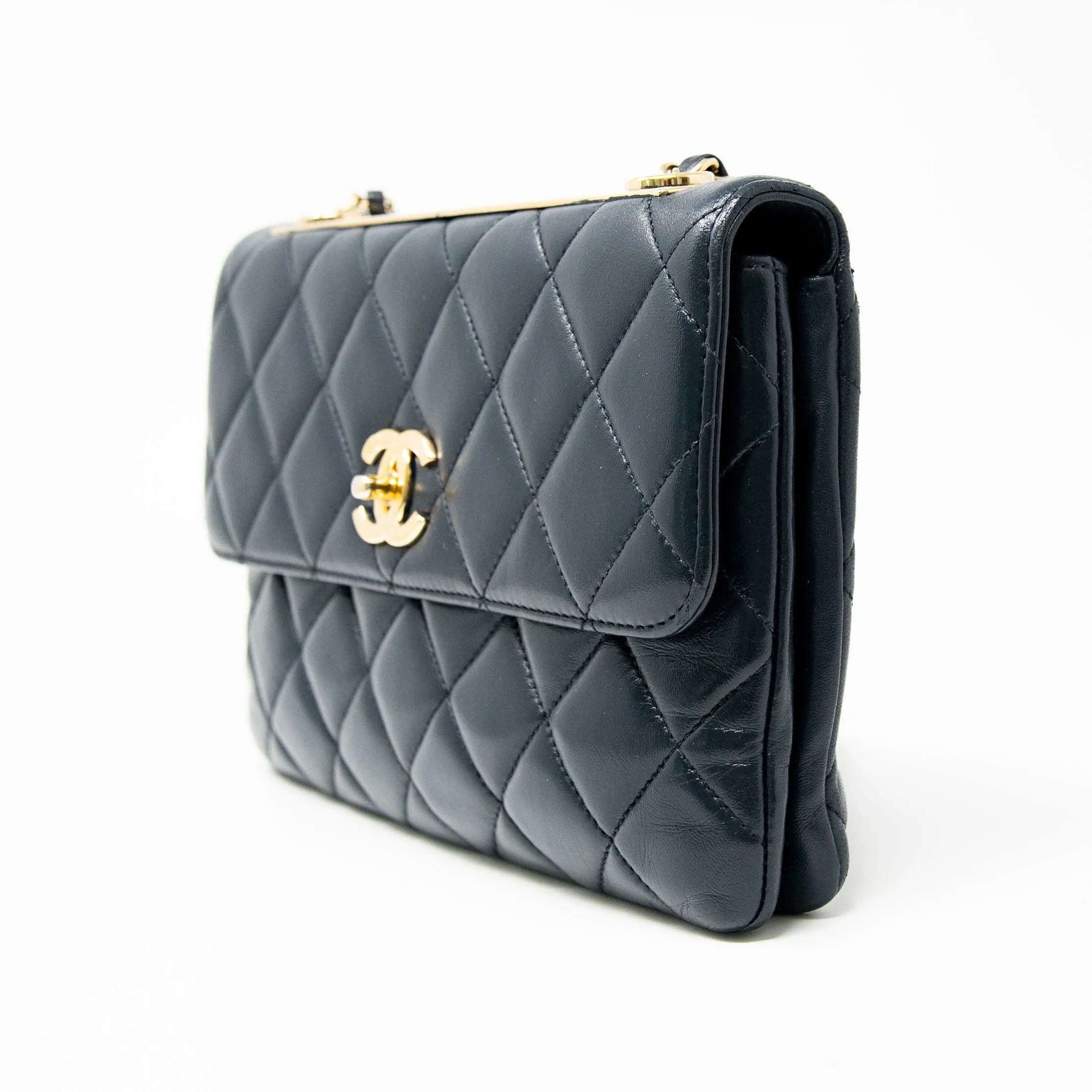 Chanel Blue Medium Trendy Flap