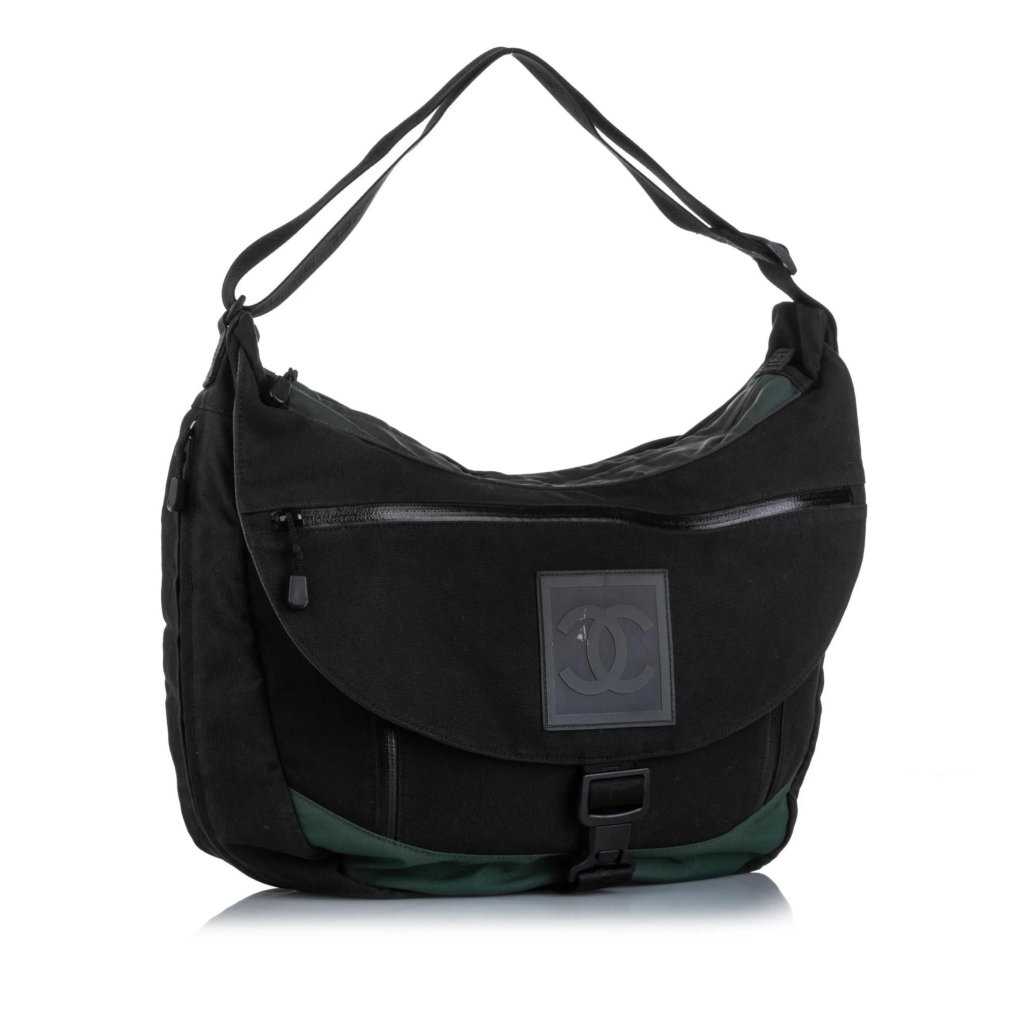 Chanel CC Sports Line Nylon Shoulder Bag (SHG-22770)