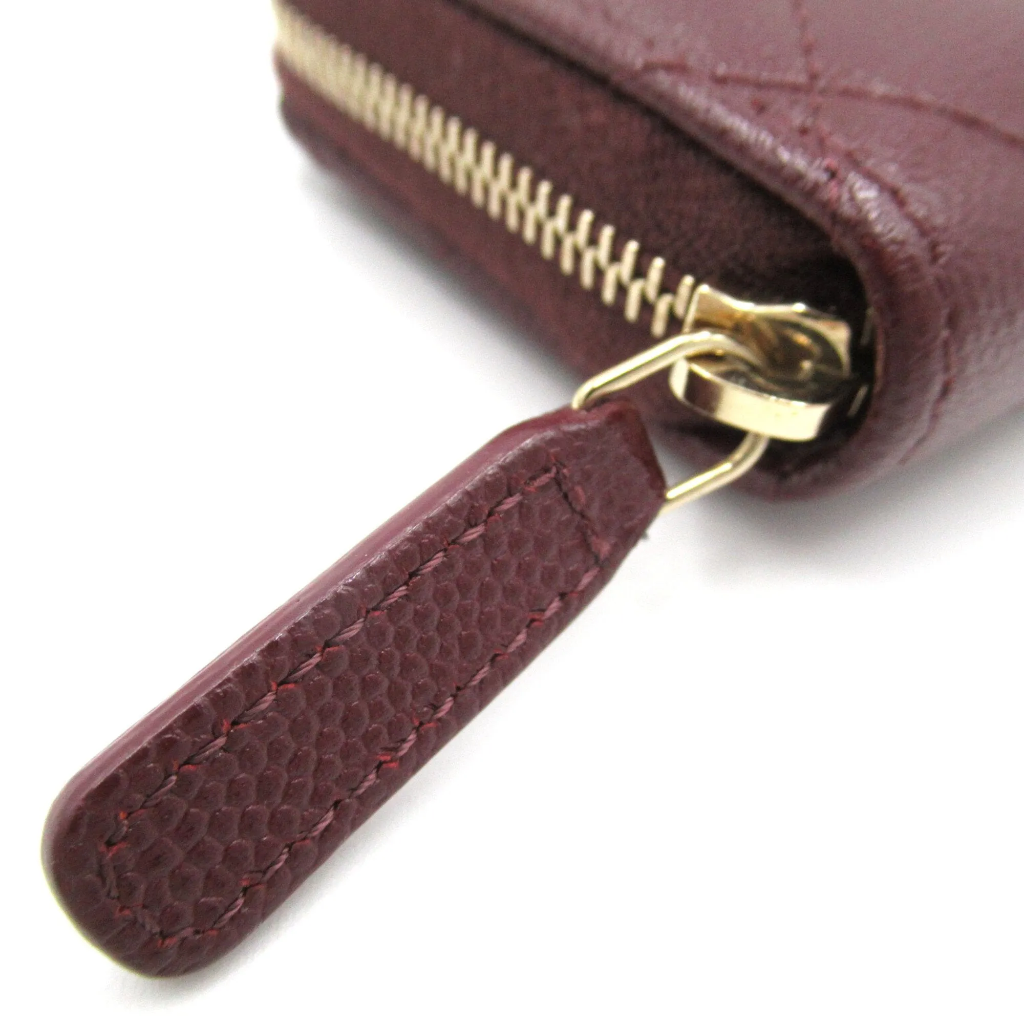 CHANEL coin purse Bordeaux system Caviar Skin (Grained Calf) AP0216