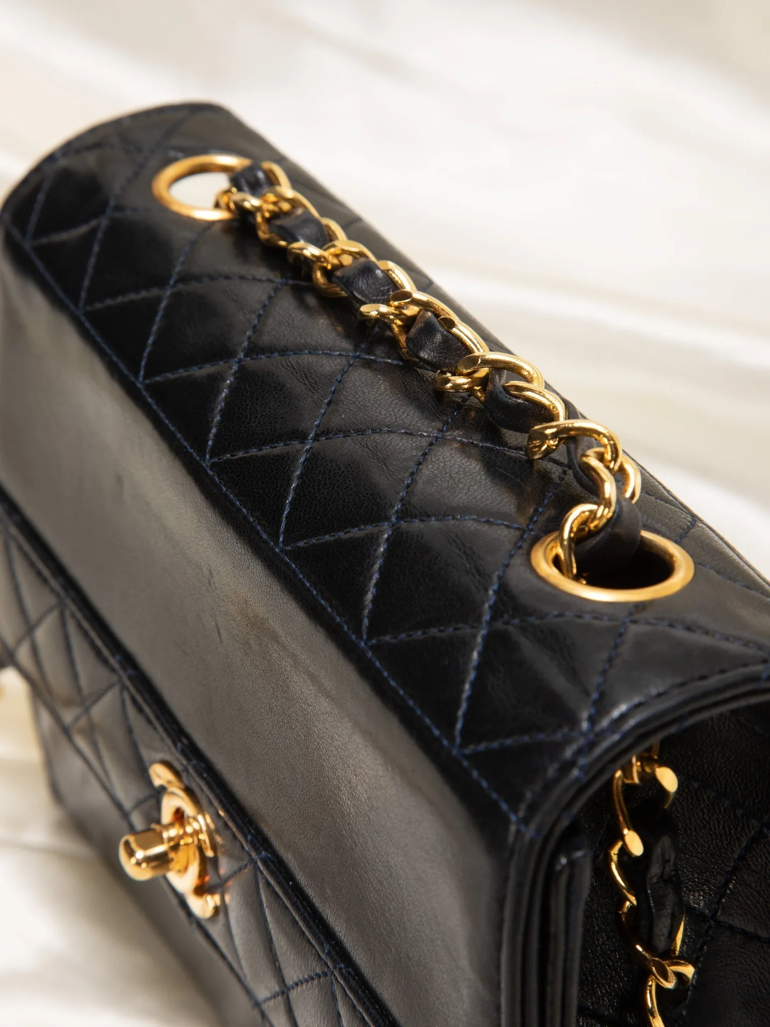 Chanel Lambskin Trapezoid and Pouch