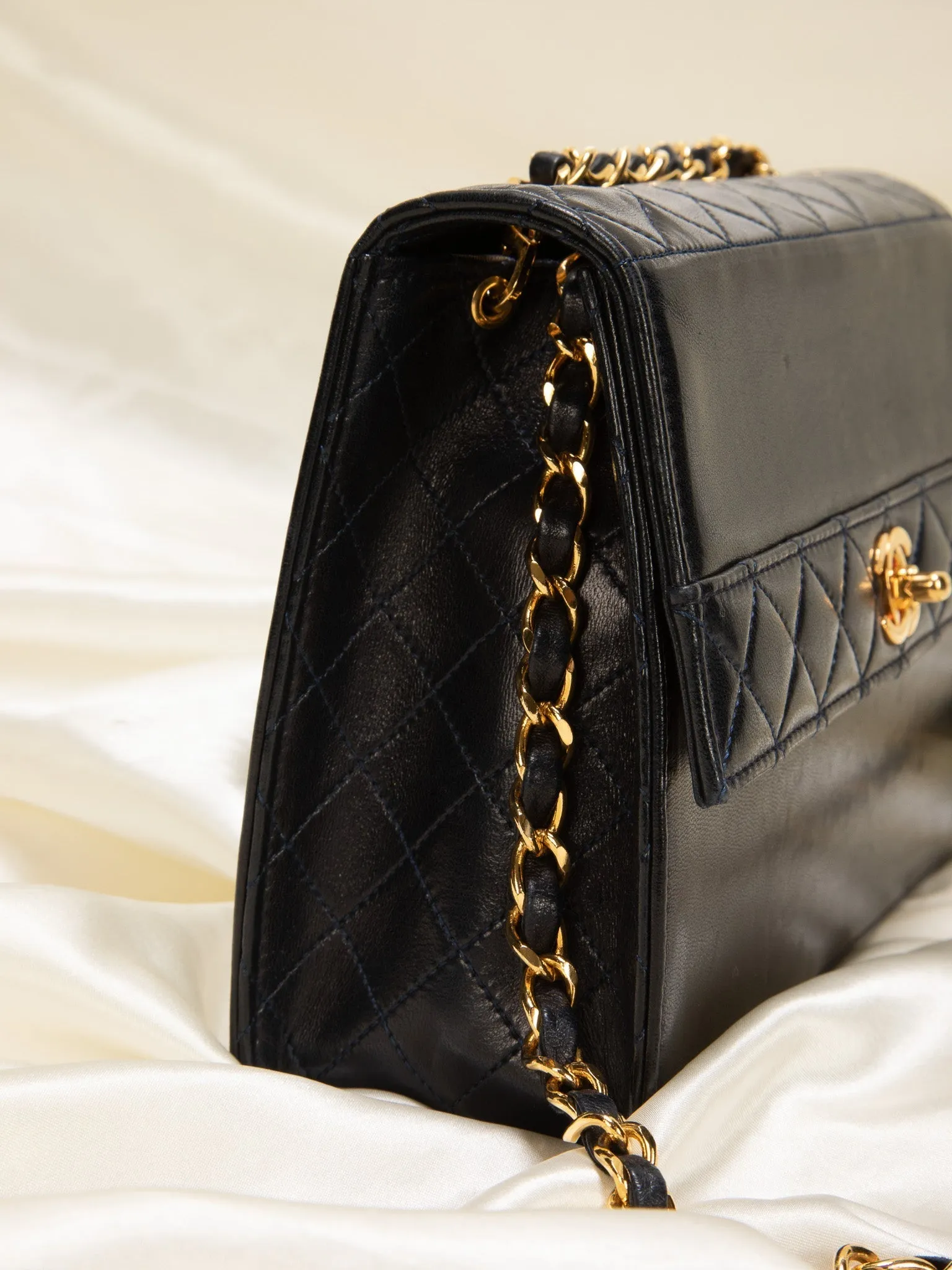 Chanel Lambskin Trapezoid and Pouch