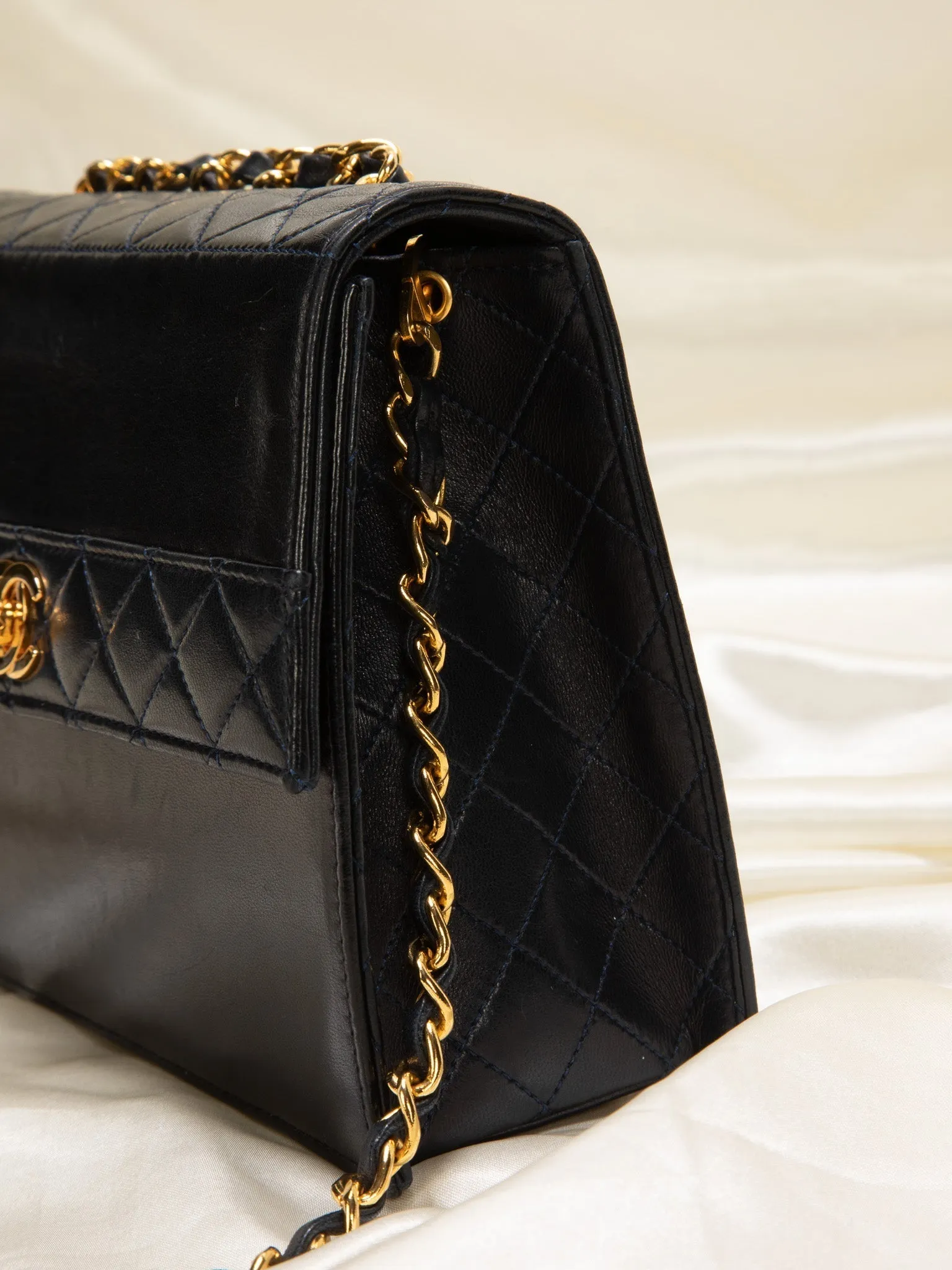 Chanel Lambskin Trapezoid and Pouch