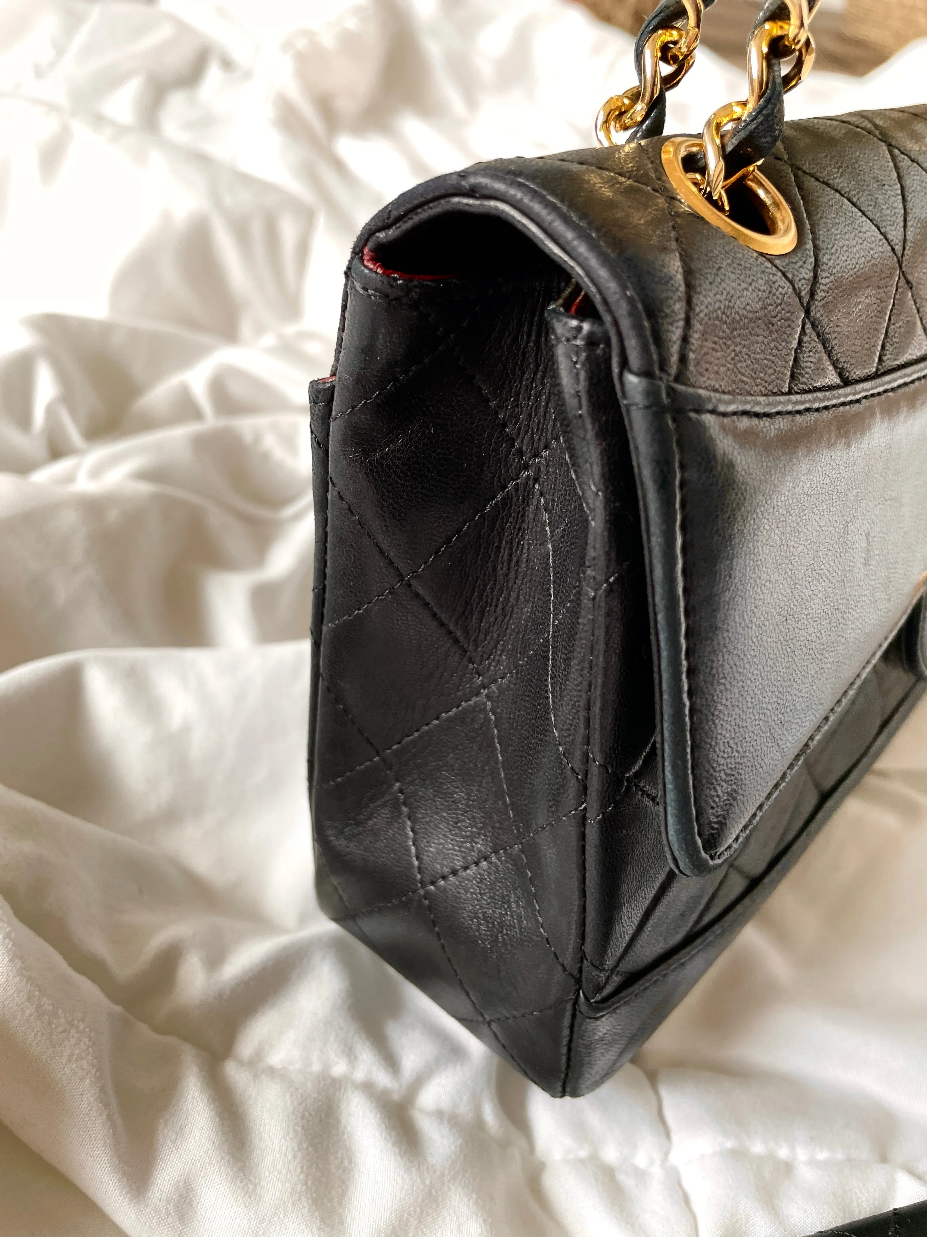 Chanel Small Lambskin Bag & Matching Wallet