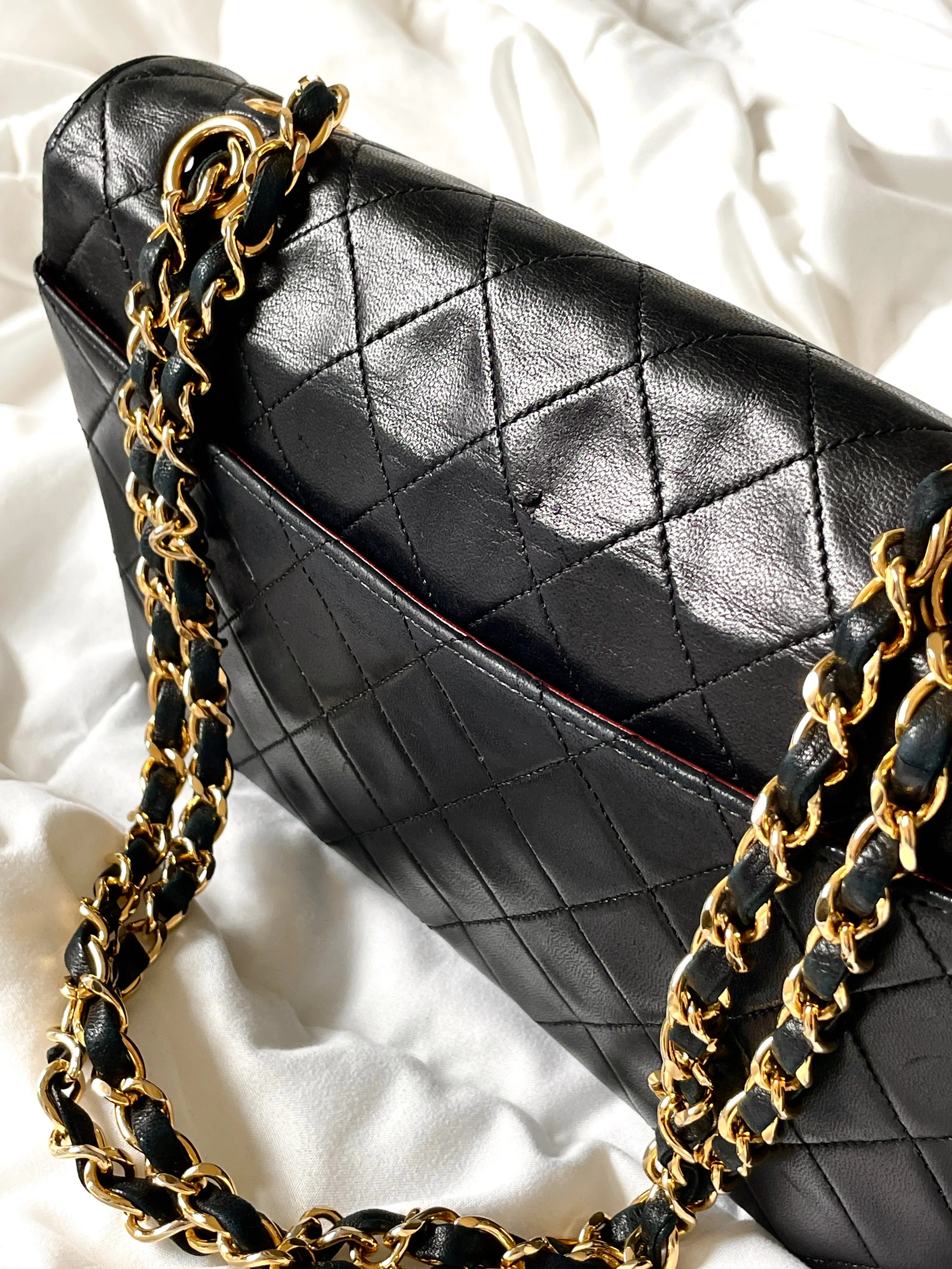 Chanel Small Lambskin Bag & Matching Wallet