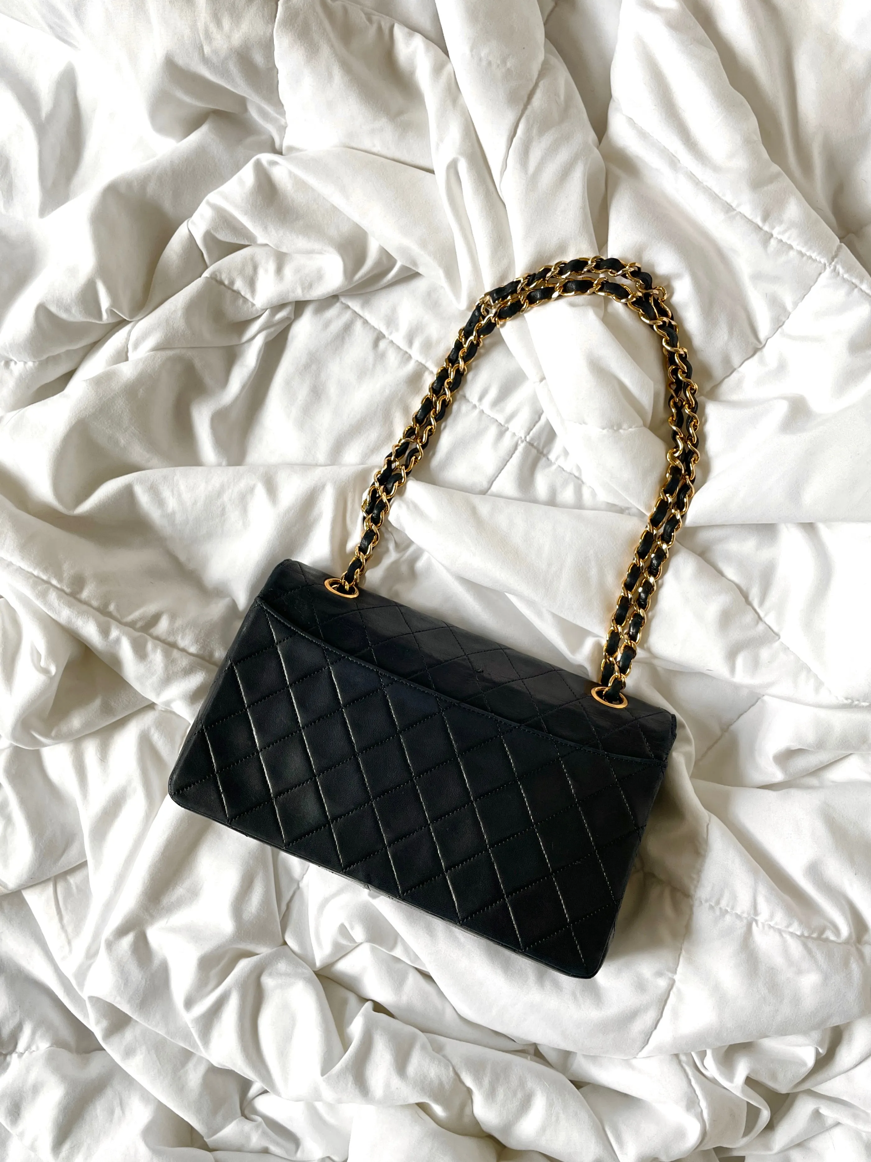 Chanel Small Lambskin Bag & Matching Wallet