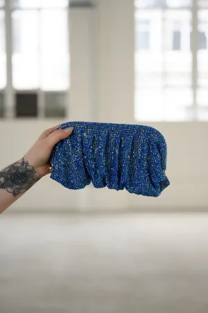 Clara clutch Bag - Blue