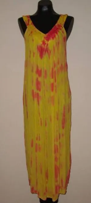 crinkle rayon Sun Dress
