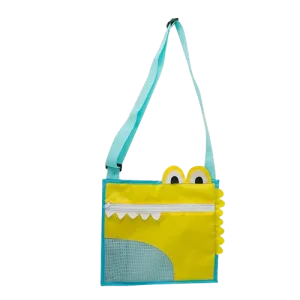 Crocodile Beach Bag - Blue