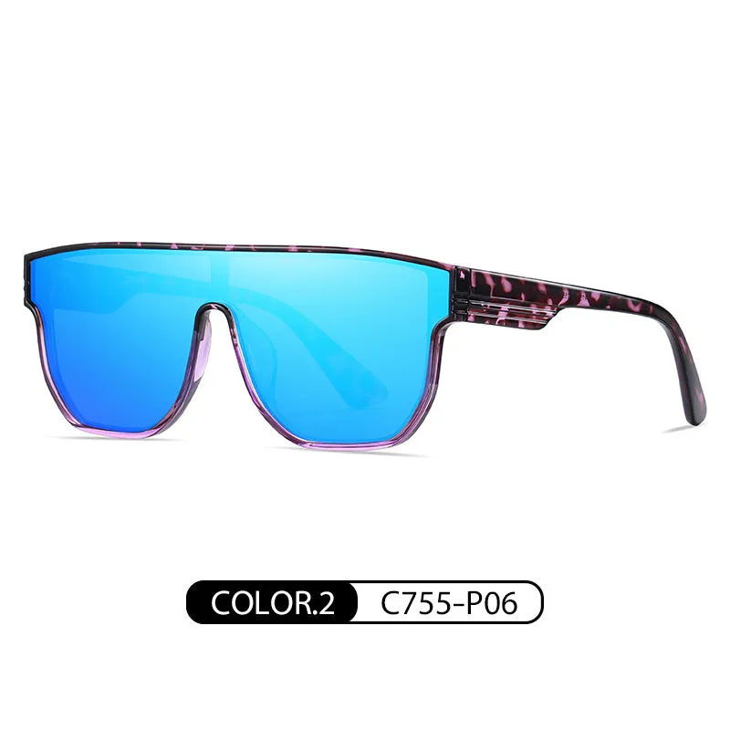 Cross-border new polarized sunglasses trendy brand colorful sunglasses TR7547 men and women same style high-end sunglasses