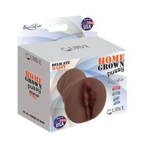 Curve Novelties Home Grown Pussy Delicate Daisy - Chocolate