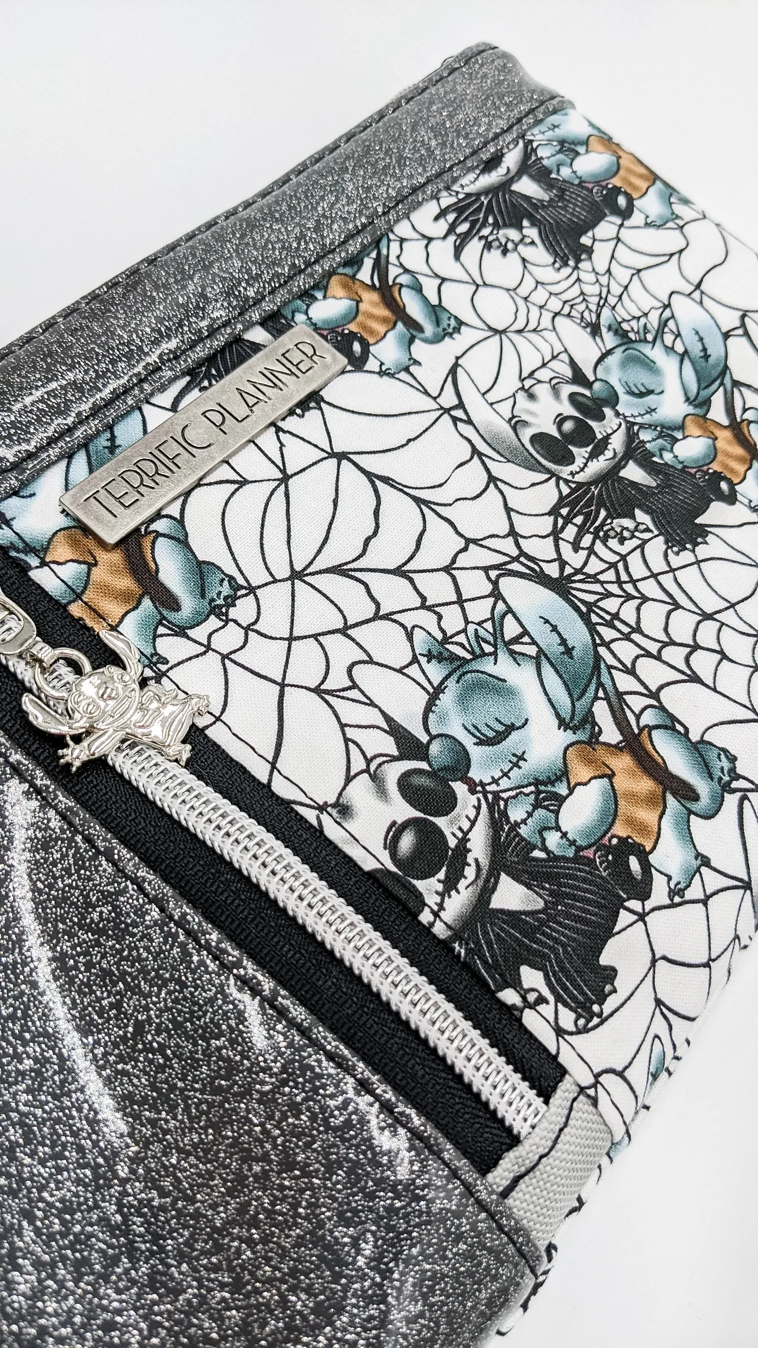 Cute Alien Pumpkin Man Wristlet