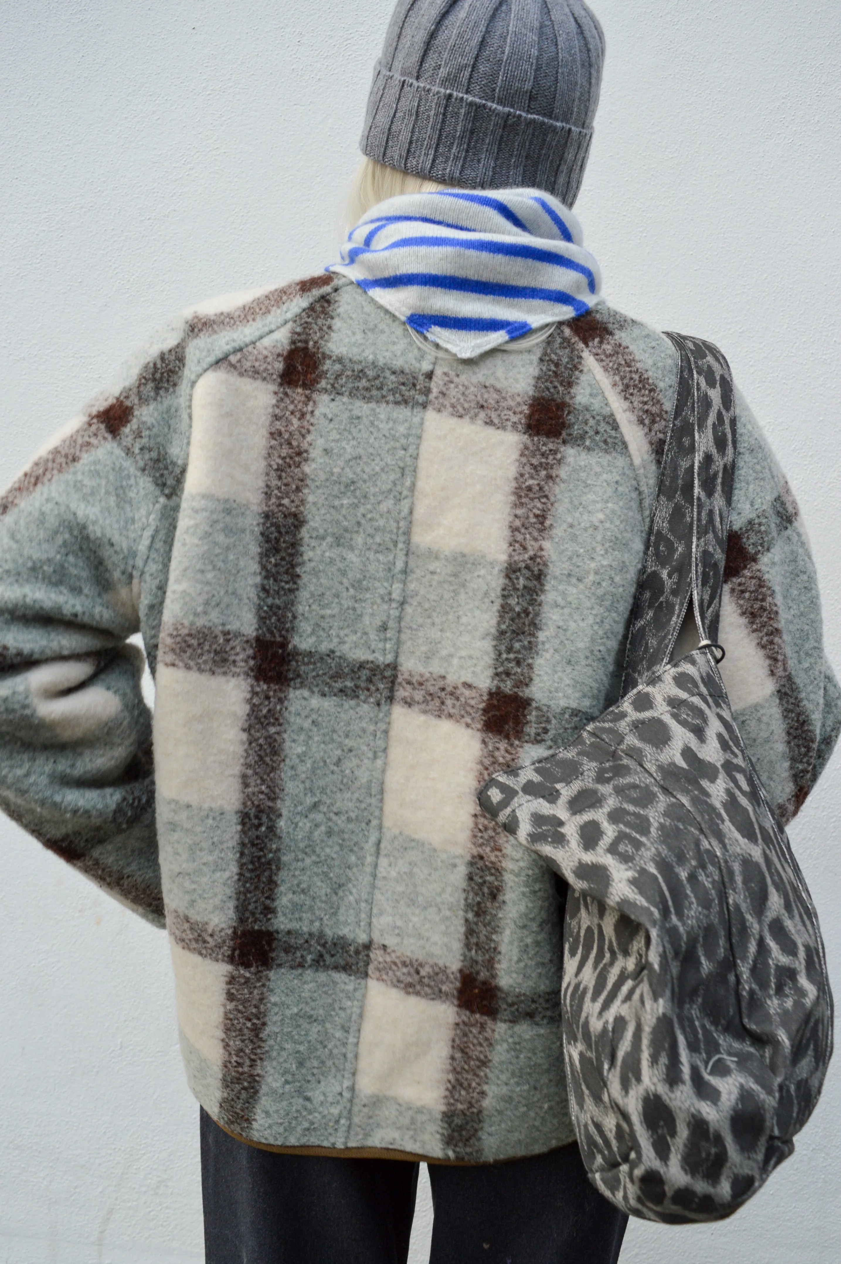 Damson Madder Grey Leopard Tote