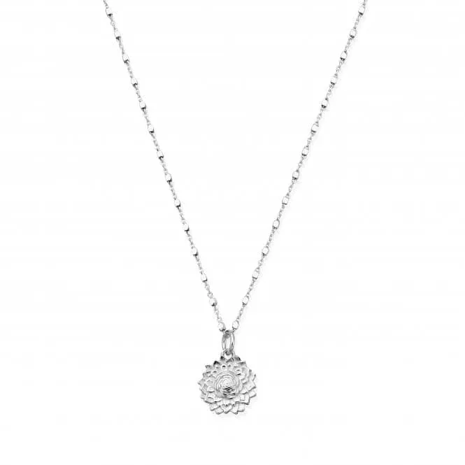 Delicate Cube Sunflower Necklace SNDC3200
