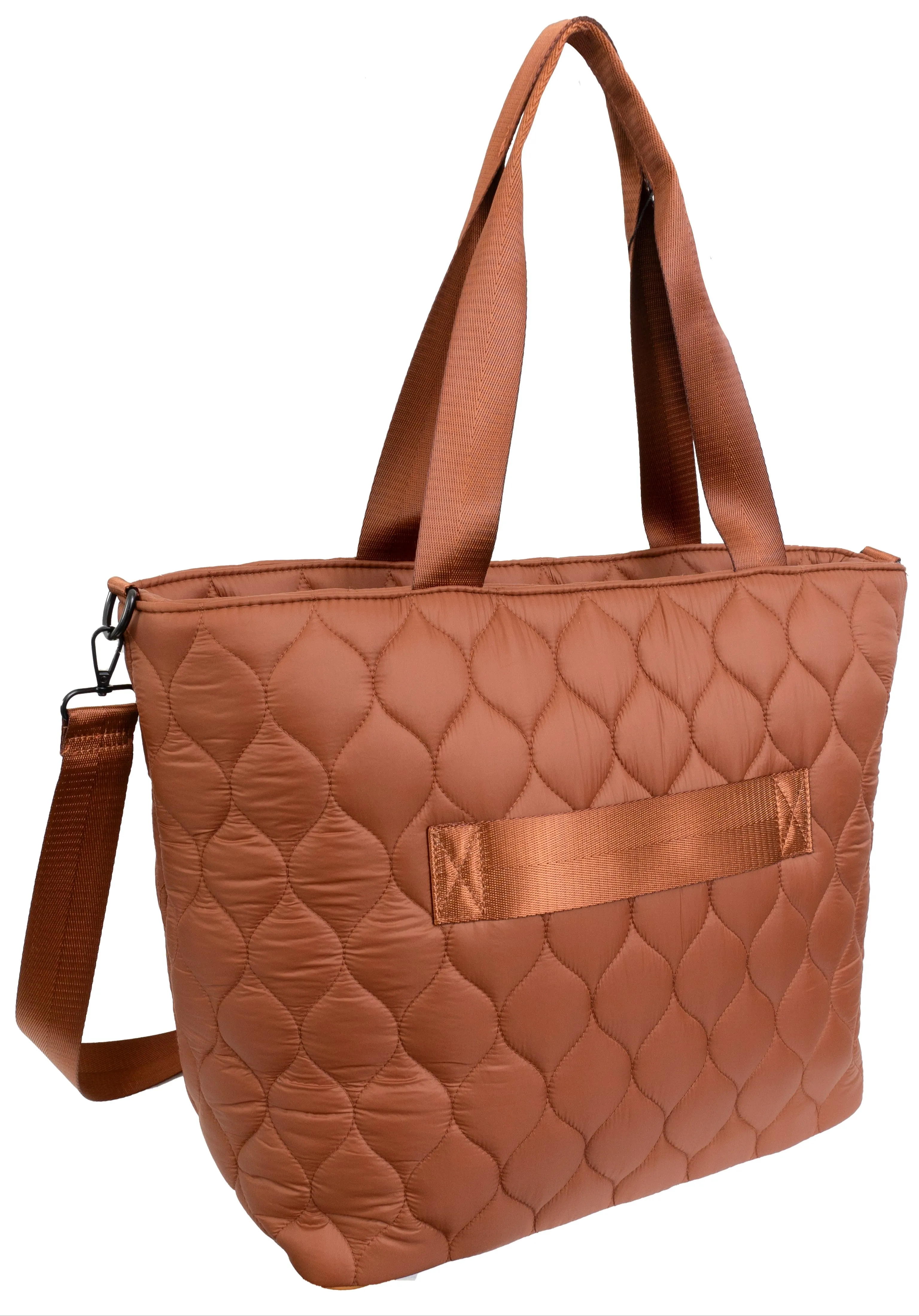 Ellen Tracy Nylon Quilted Puffer Travel Tote ETT2145-244-CAP