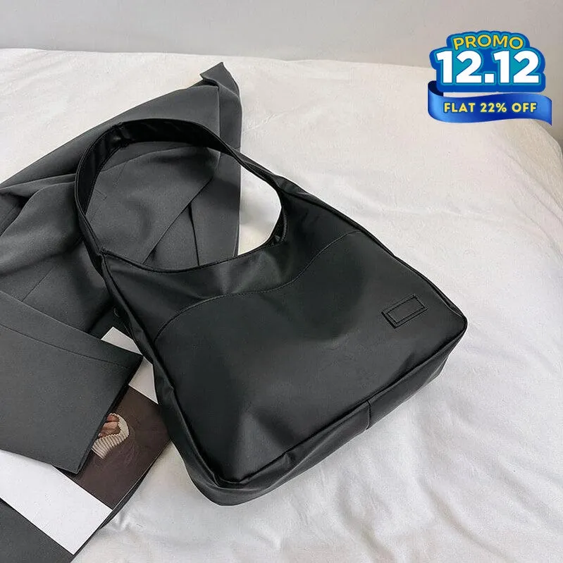 Faux Leather Tote Bag