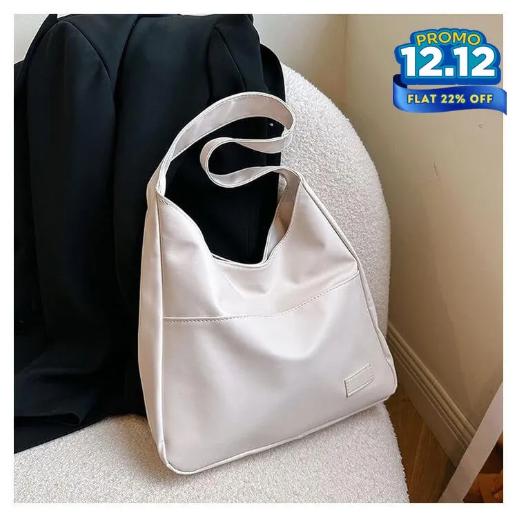 Faux Leather Tote Bag