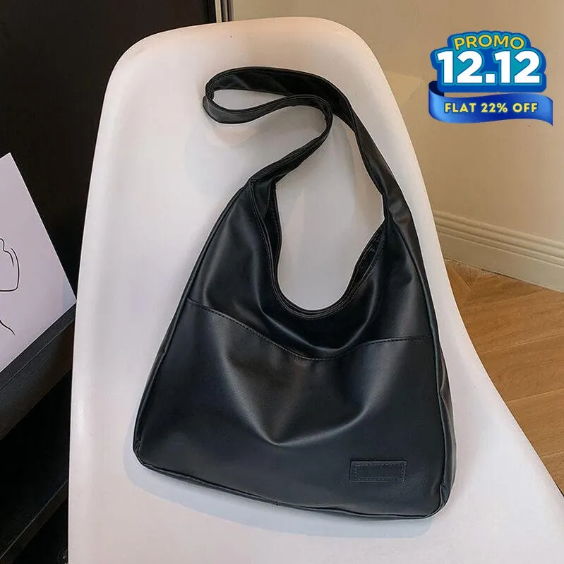 Faux Leather Tote Bag